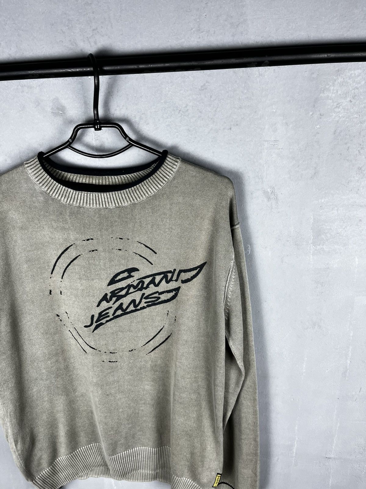 Giorgio Armani Armani Jeans sweatshirt size L mens big logo vintage Size US L / EU 52-54 / 3 - 12 Thumbnail