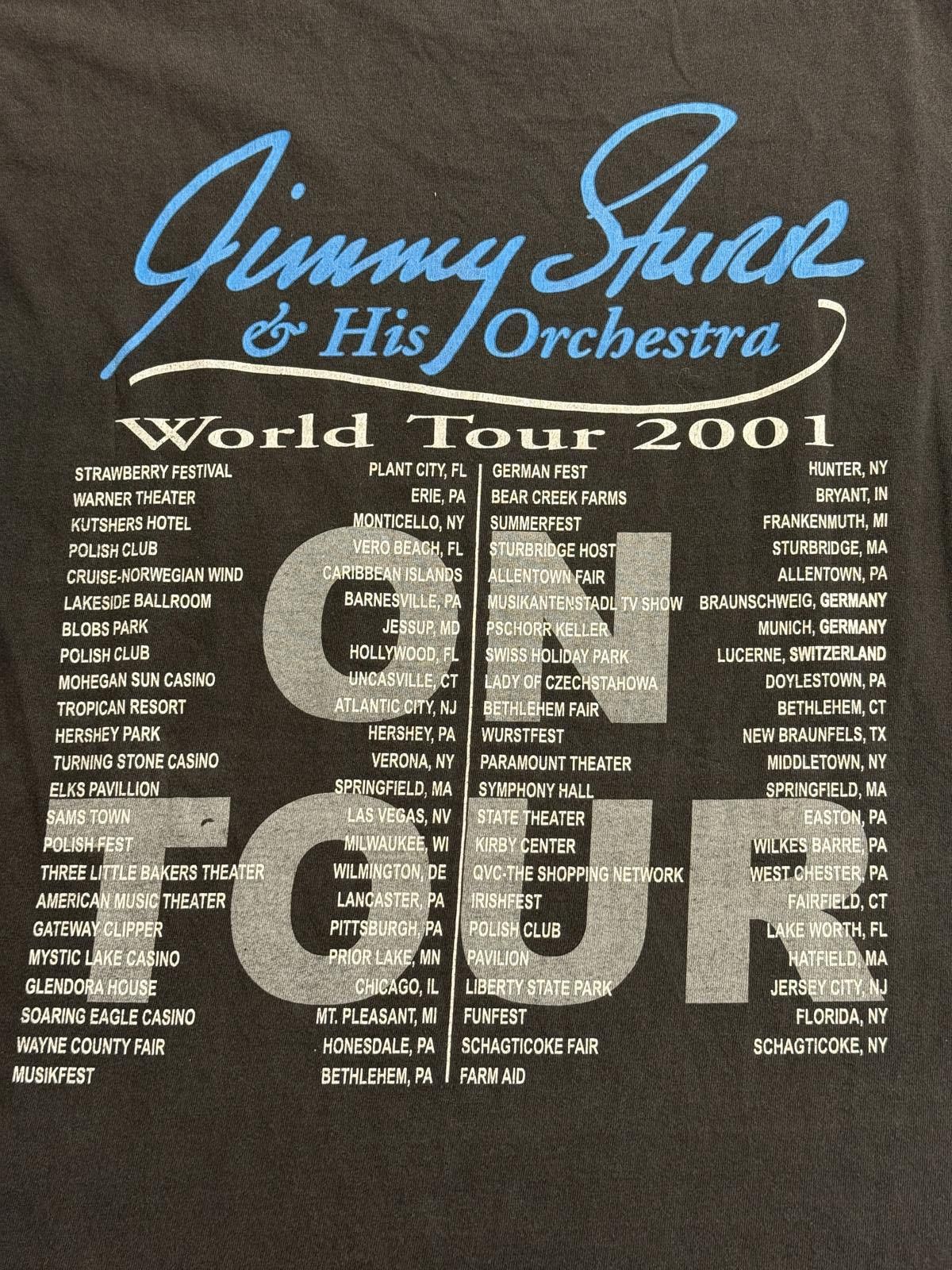 Delta Vintage Jimmy Sturr Tour T-shirt 2001 King of Polka Tee - L Size US L / EU 52-54 / 3 - 7 Thumbnail