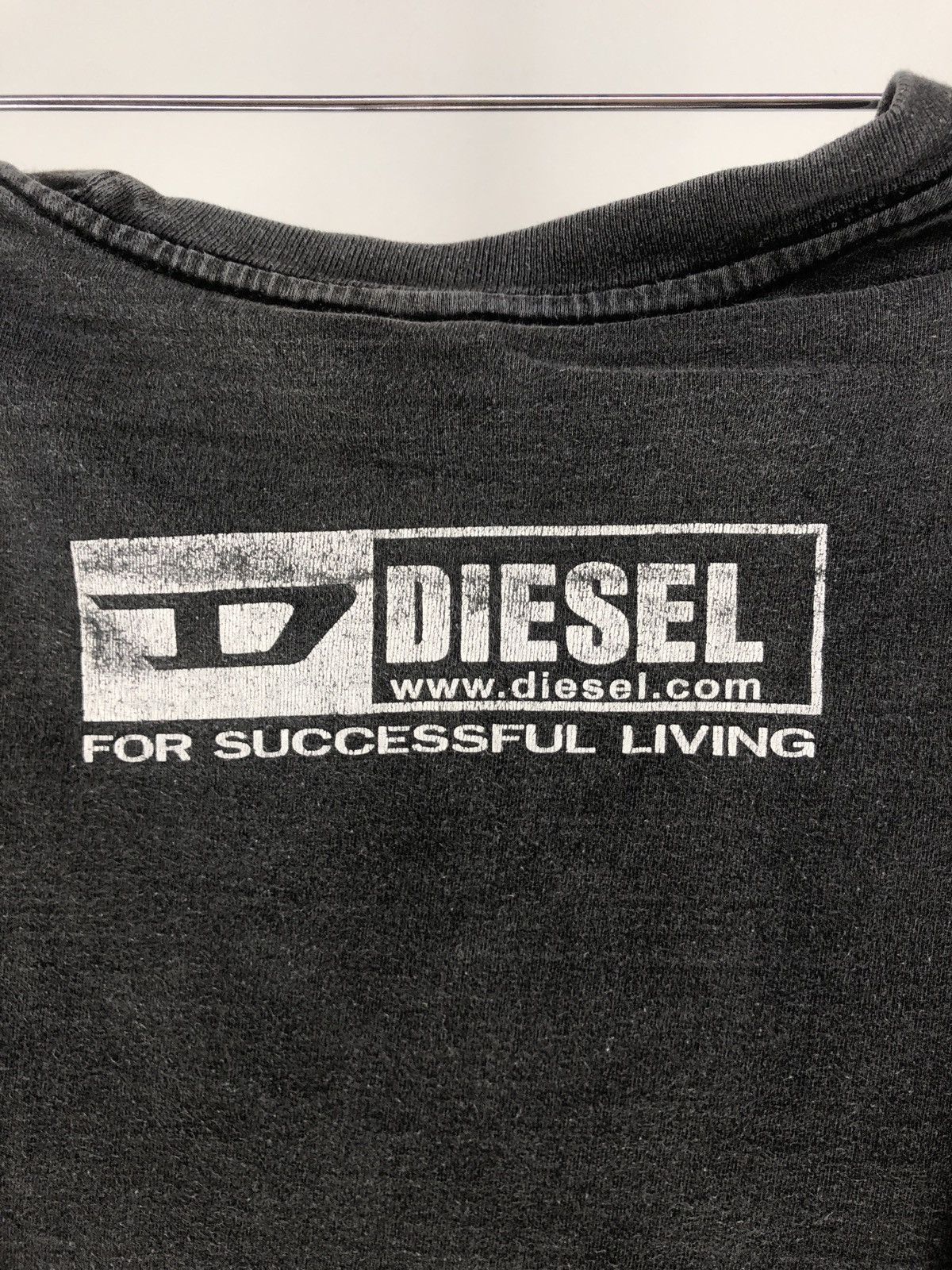 Diesel × Vintage Vintage Faded Diesel Spell out Big Print Shirt Size US XL / EU 56 / 4 - 10 Thumbnail