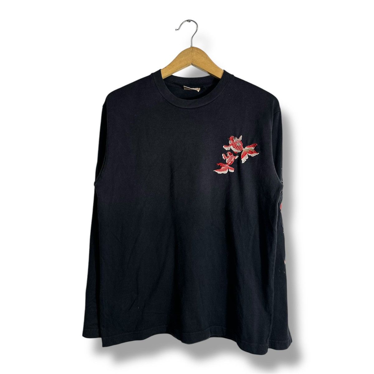 Hysteric Glamour FADED 8 KOI EMBROIDERY JAPANESE CLASSIC SCRIPT LONG SLEEVE Size US M / EU 48-50 / 2 - 1 Thumbnail