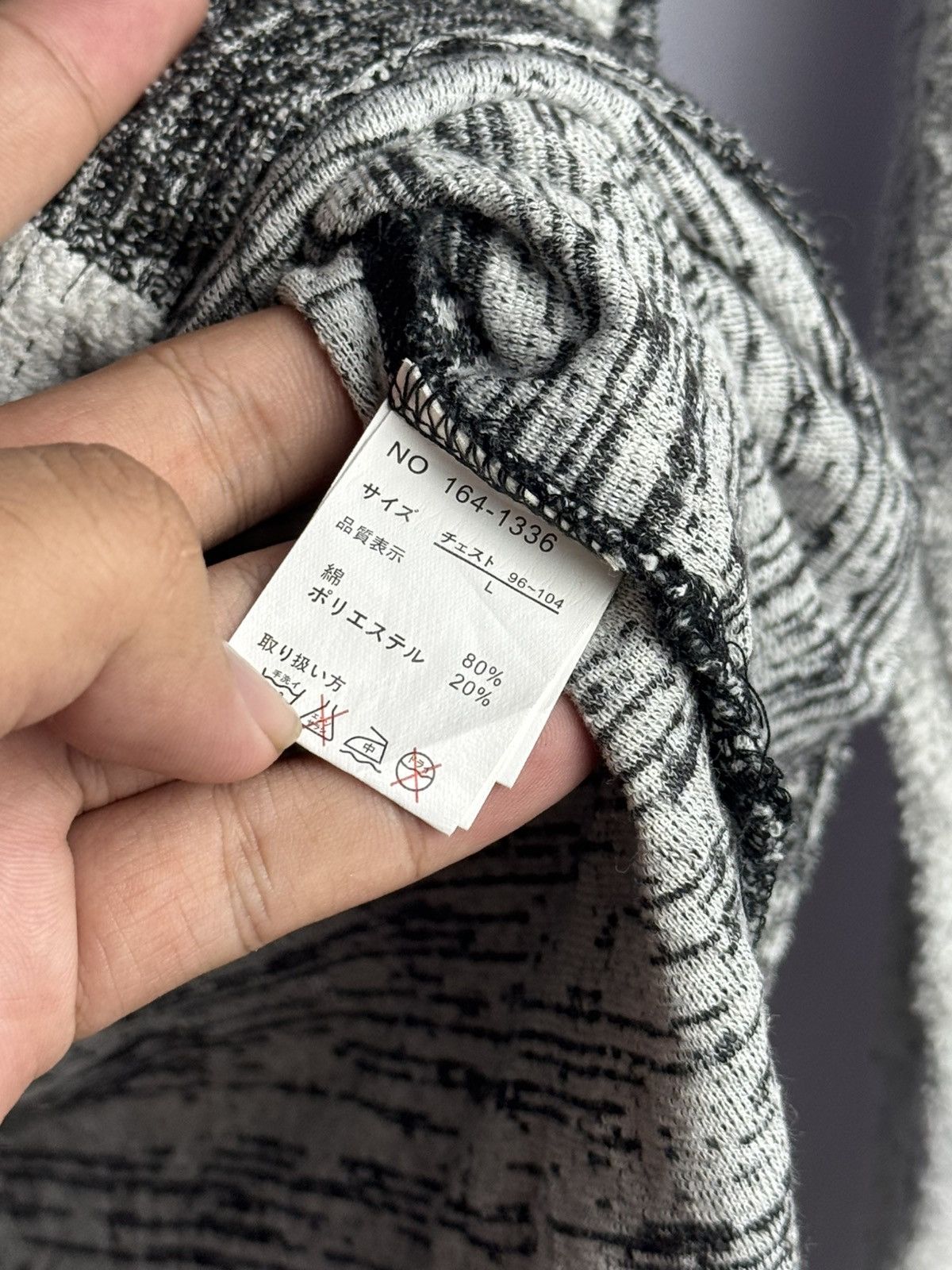 If Six Was Nine × Japanese Brand × Le Grande Bleu (L.G.B.) In The Attic Japanese Blocked Long Sleeve Size US L / EU 52-54 / 3 - 6 Thumbnail