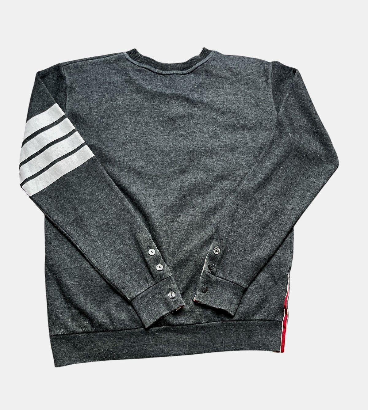 Thom Browne Thom Browne Merino Classic Crew Sweatshirt Size US M / EU 48-50 / 2 - 2 Thumbnail