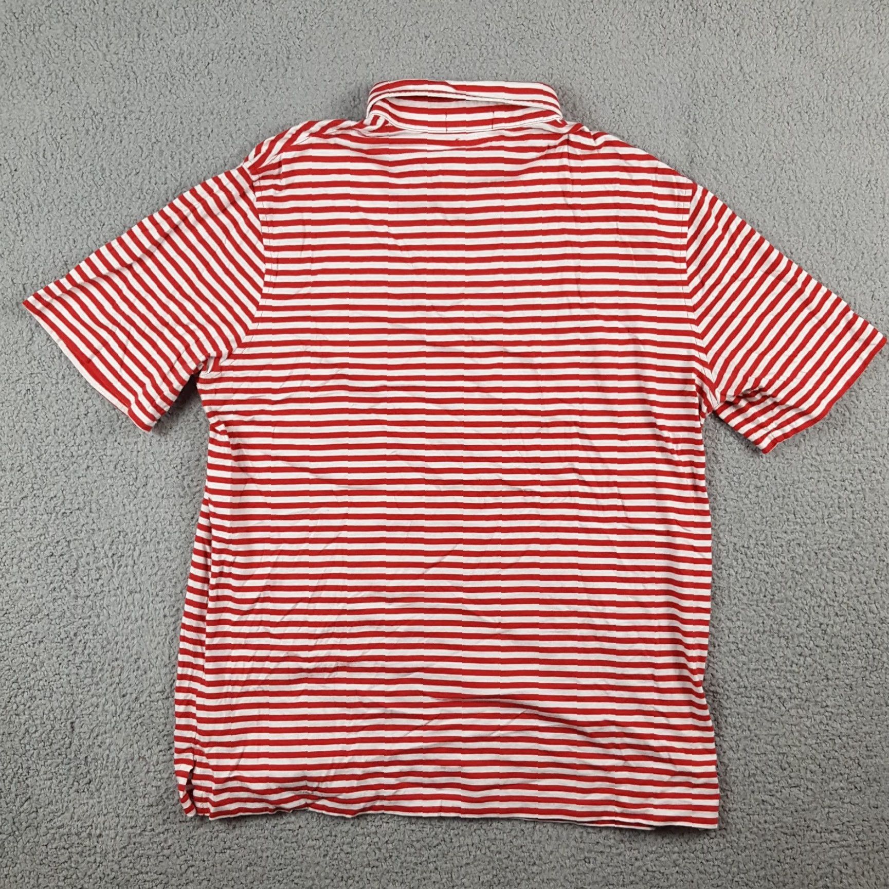 Polo Ralph Lauren Vintage Polo Ralph Lauren Men's Polo Shirt L Red Striped Pony Logo Preppy 90s Surf Grunge Size US L / EU 52-54 / 3 - 4 Thumbnail