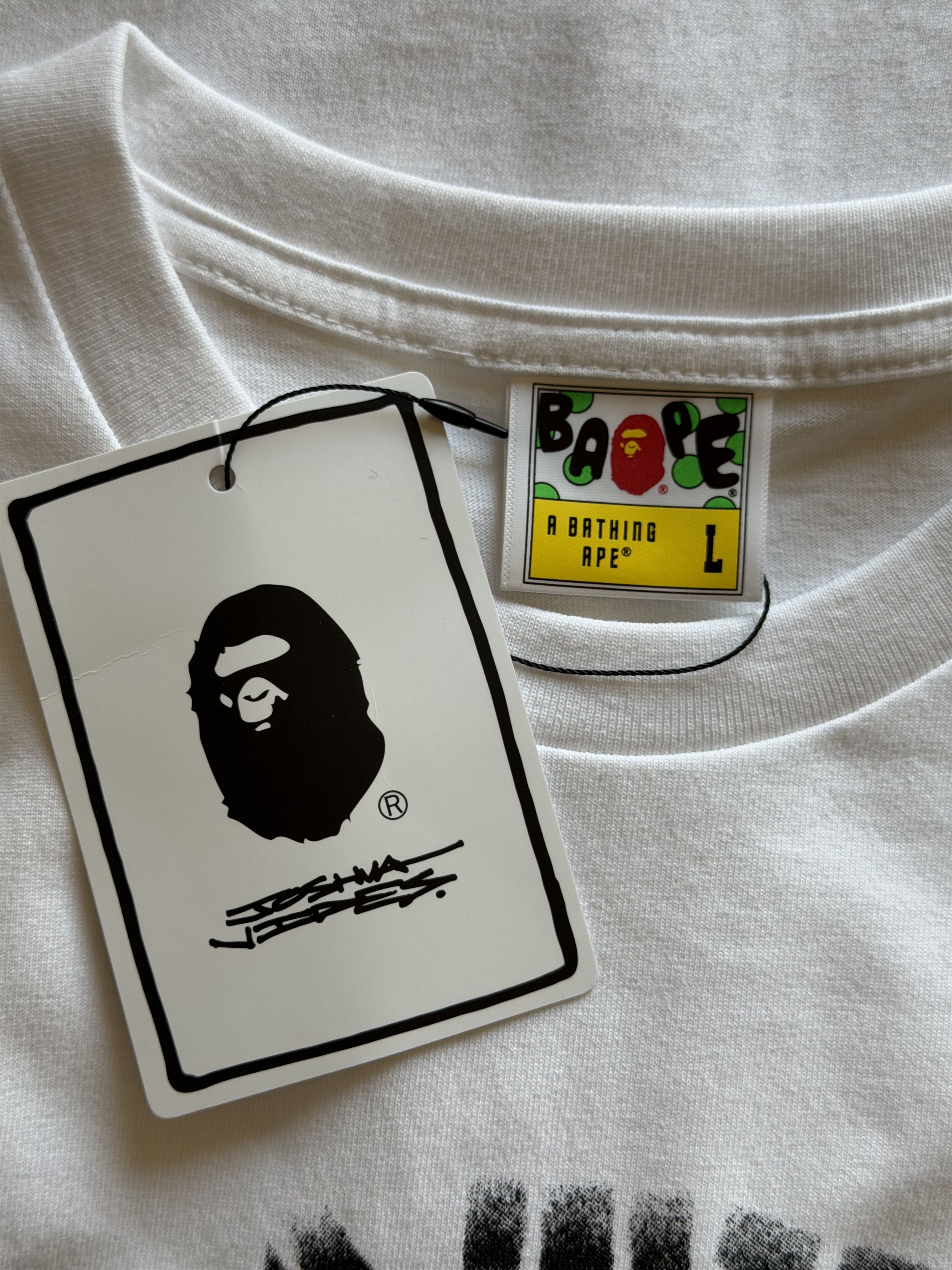 Bape Joshua Vides Bape College Logo Long Sleeve Tee in Black Size US L / EU 52-54 / 3 - 7 Thumbnail