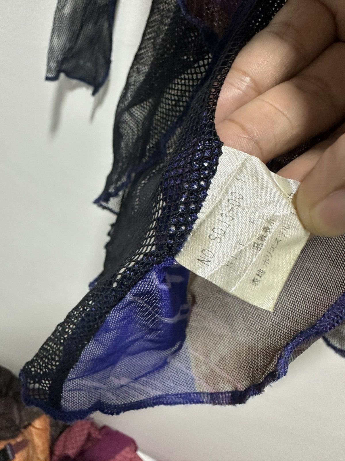 Japanese Brand × Seditionaries Rare Sexy Dynamite Mesh Shirt Punk Script Geisha Full Print Size S / US 4 / IT 40 - 7 Thumbnail
