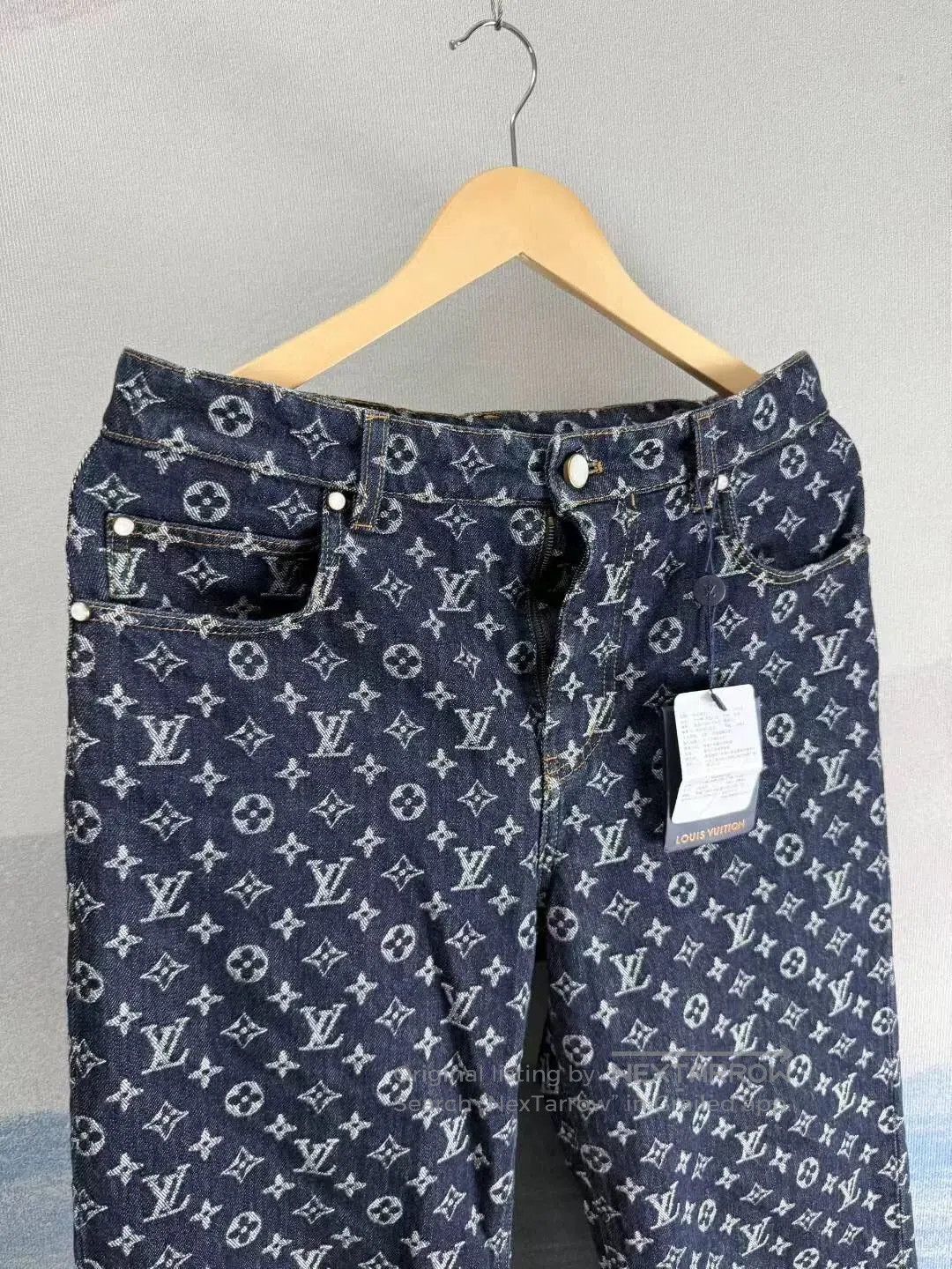 Louis Vuitton louis vuitton x timberland embroidered denim pants. Size US 28 / EU 44 - 2 Thumbnail