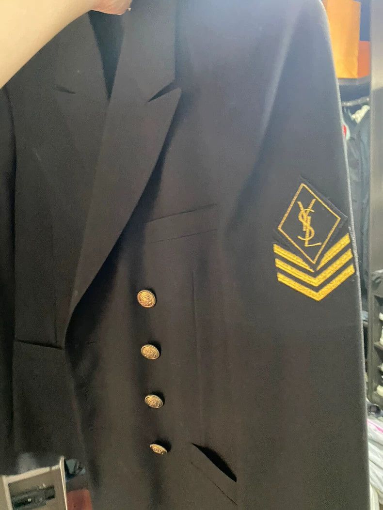 Saint Laurent Paris Saint Laurent Paris YSL Men's Blazer with Gold Buttons-250 Size US M / EU 48-50 / 2 - 5 Thumbnail