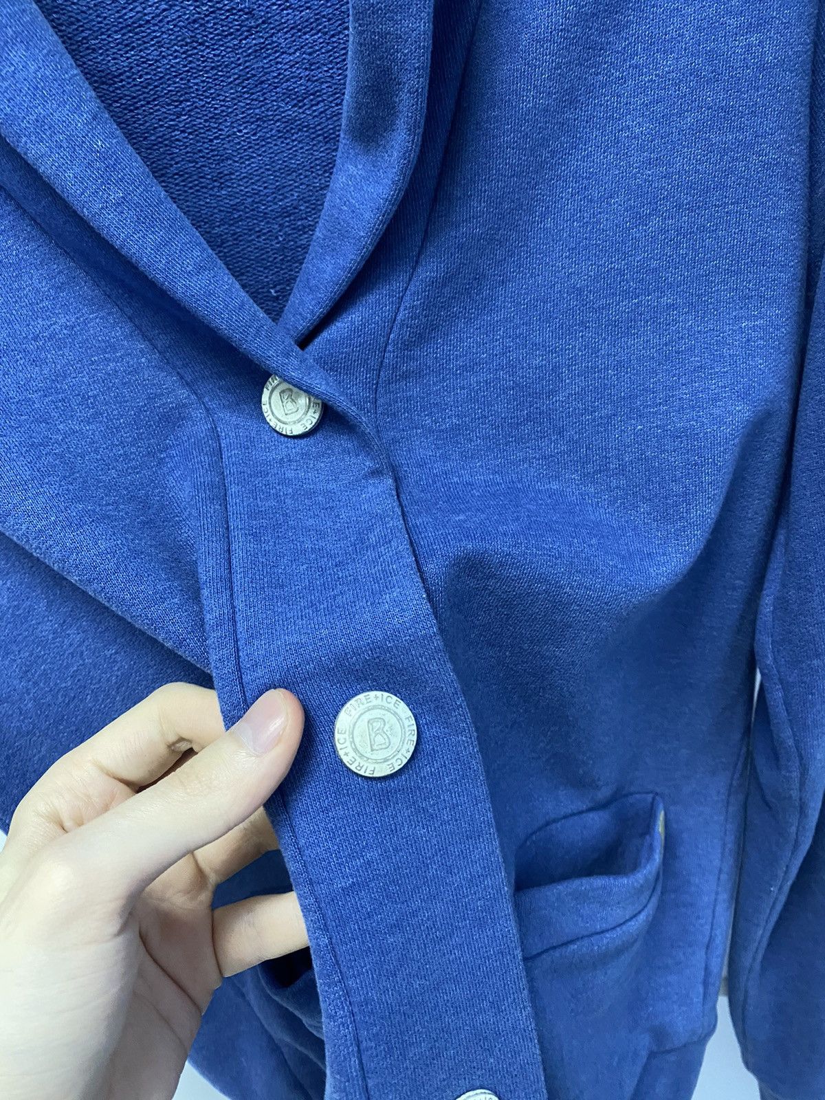 Bogner × Designer × Vintage Vintage Bogner Fire + Ice women's blue cardigan Size S / US 4 / IT 40 - 10 Thumbnail