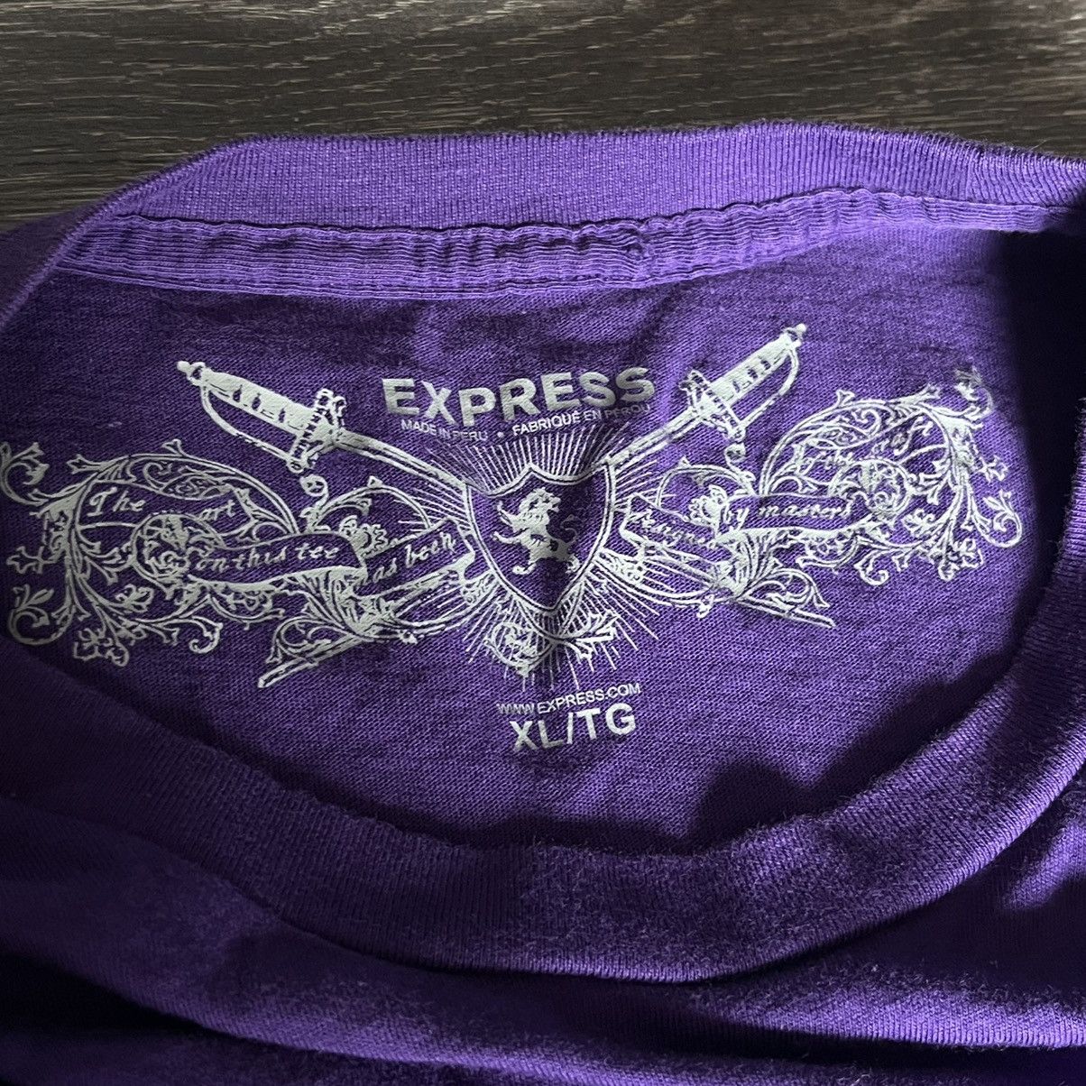Affliction Vintage Y2K Express Affliction Skull Wings Graphic Logo Tee Size US XL / EU 56 / 4 - 3 Thumbnail