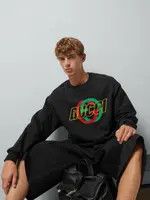 Gucci o1mt1gz0226 Cotton Jersey Sweatshirt With Embroidery Black Size US XXS / EU 40 - 6 Thumbnail