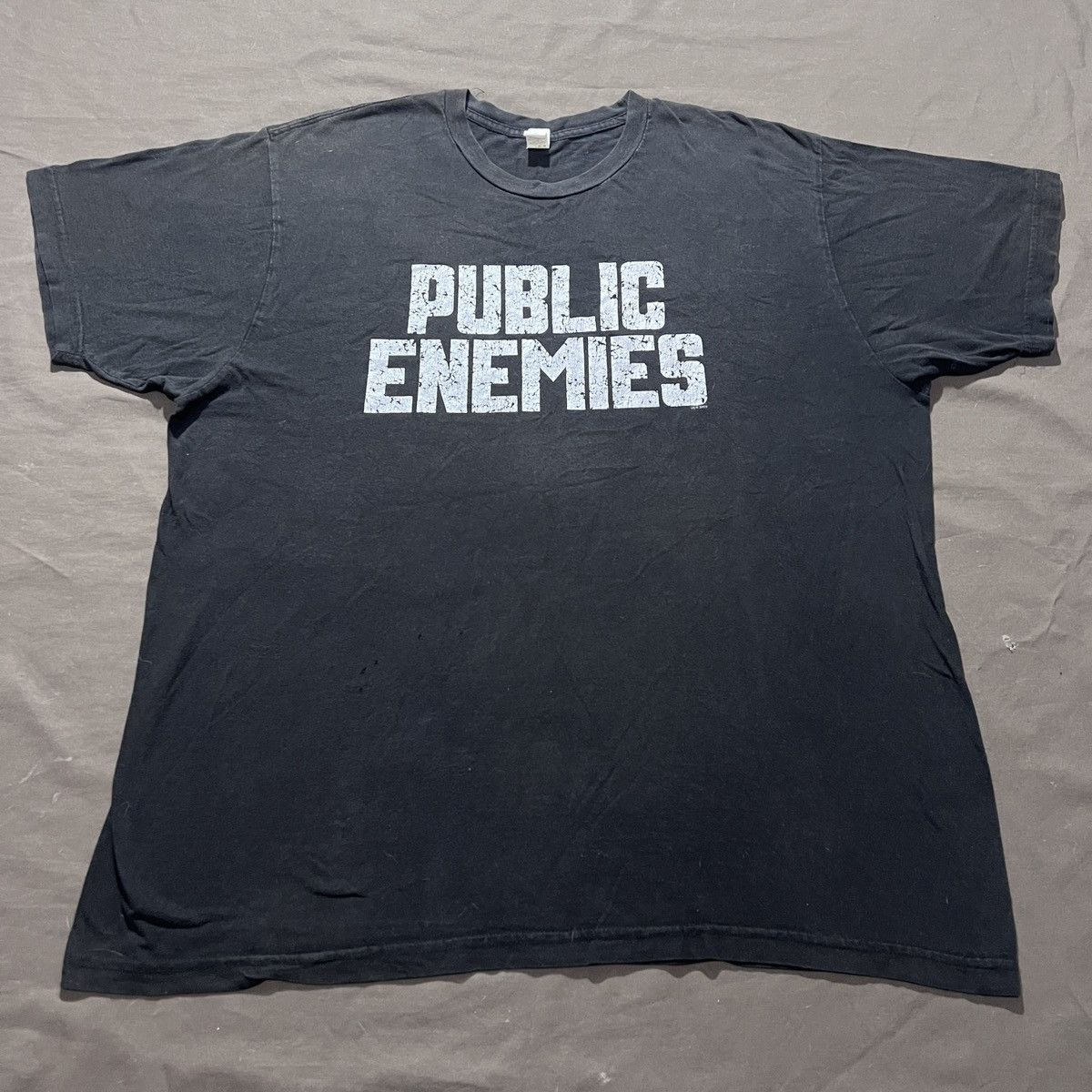 Vintage Vintage Y2K Public Enemies crime drama film Movie Tee Faded Size US XL / EU 56 / 4 - 1 Thumbnail