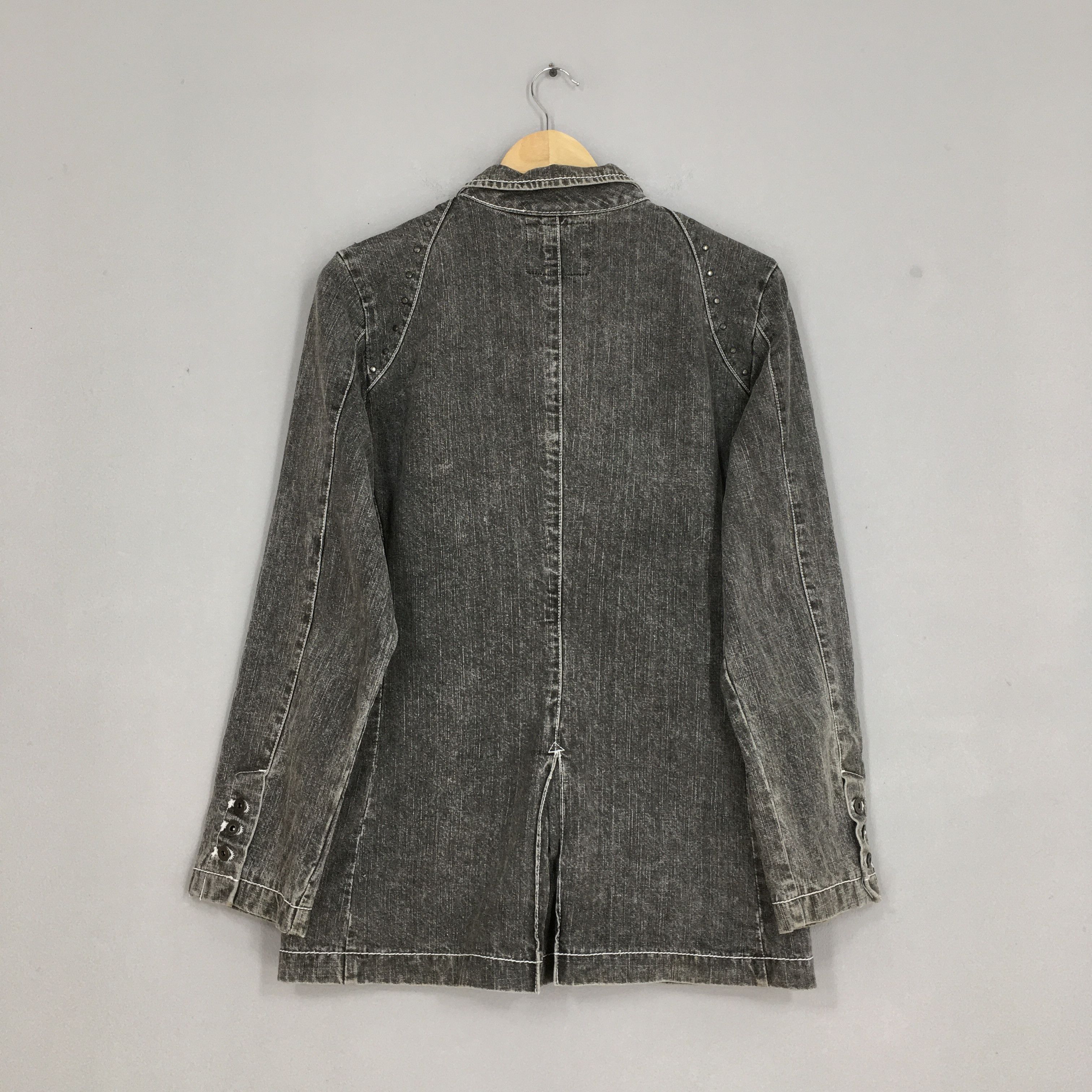 KOJIMA GENES Vintage Big Shark Denim Workers Black Jeans Jacket Medium Size US M / EU 48-50 / 2 - 7 Thumbnail