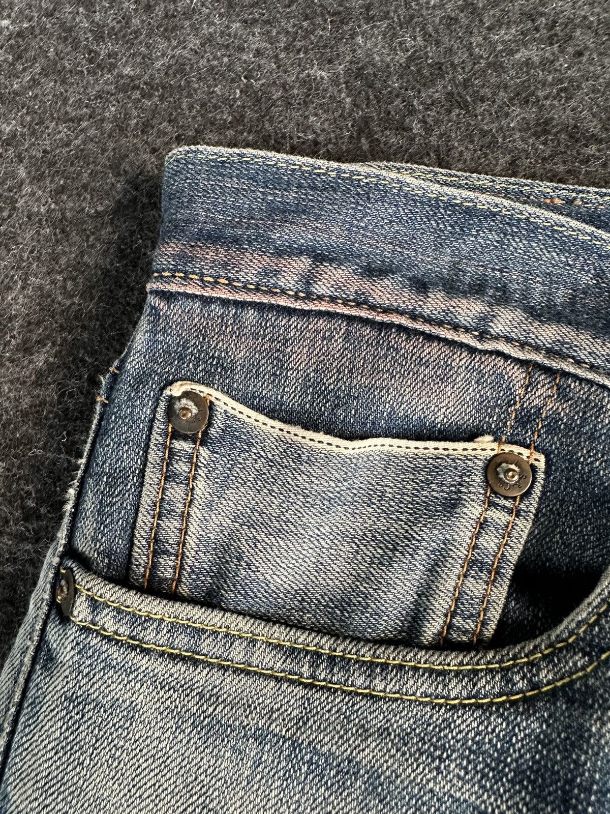 Levi's Levis 511 Selvedge Faded Washed Blue Denim 32x29 D489 Size US 32 / EU 48 - 11 Thumbnail