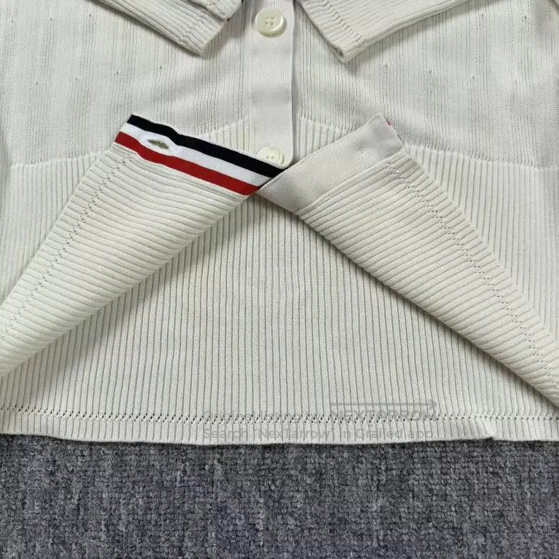 Thom Browne Thom Browne White striped knit cardigan Size S / US 4 / IT 40 - 4 Thumbnail