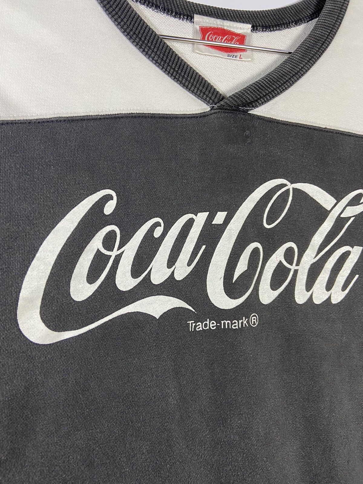 Coca Cola COCA-COLA 1994 VINTAGE BLACK WHITE SWEATSHIRT Size US L / EU 52-54 / 3 - 7 Thumbnail