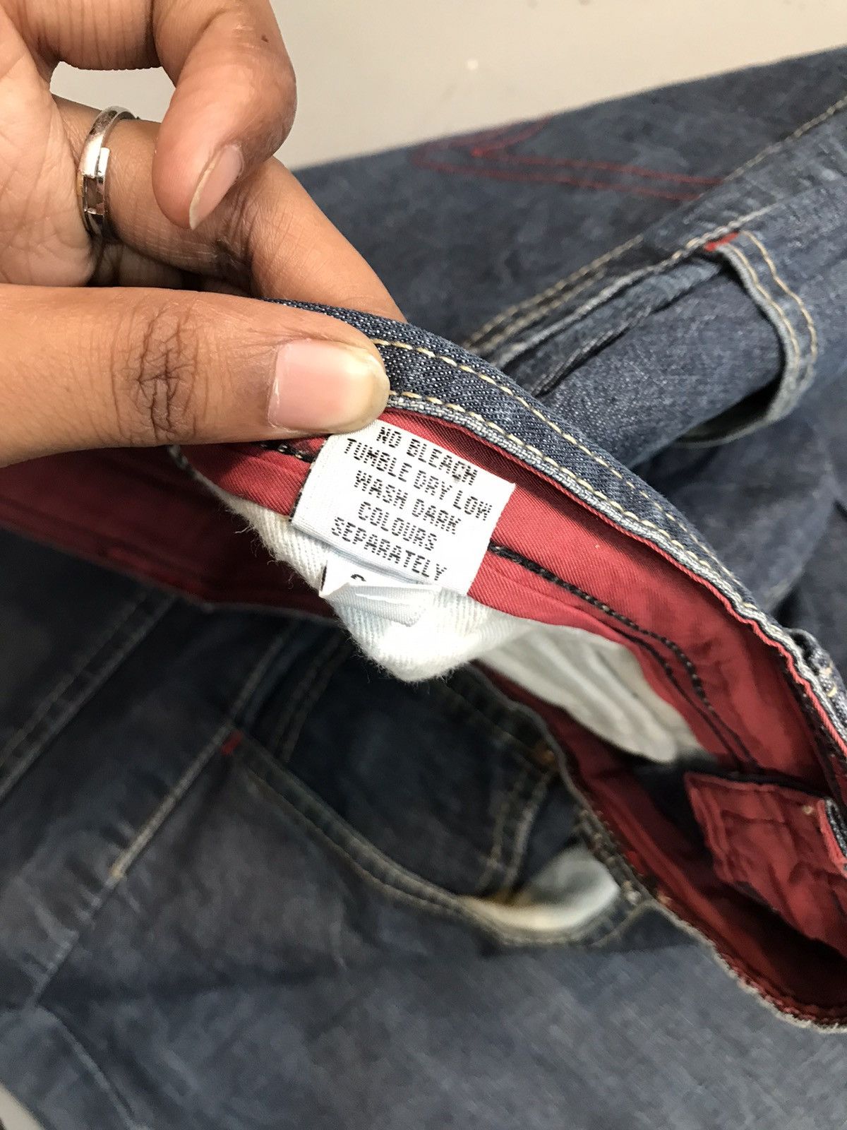 Vintage Vintage blue bolt big pocket carpenter cargo denim Size US 32 / EU 48 - 8 Thumbnail