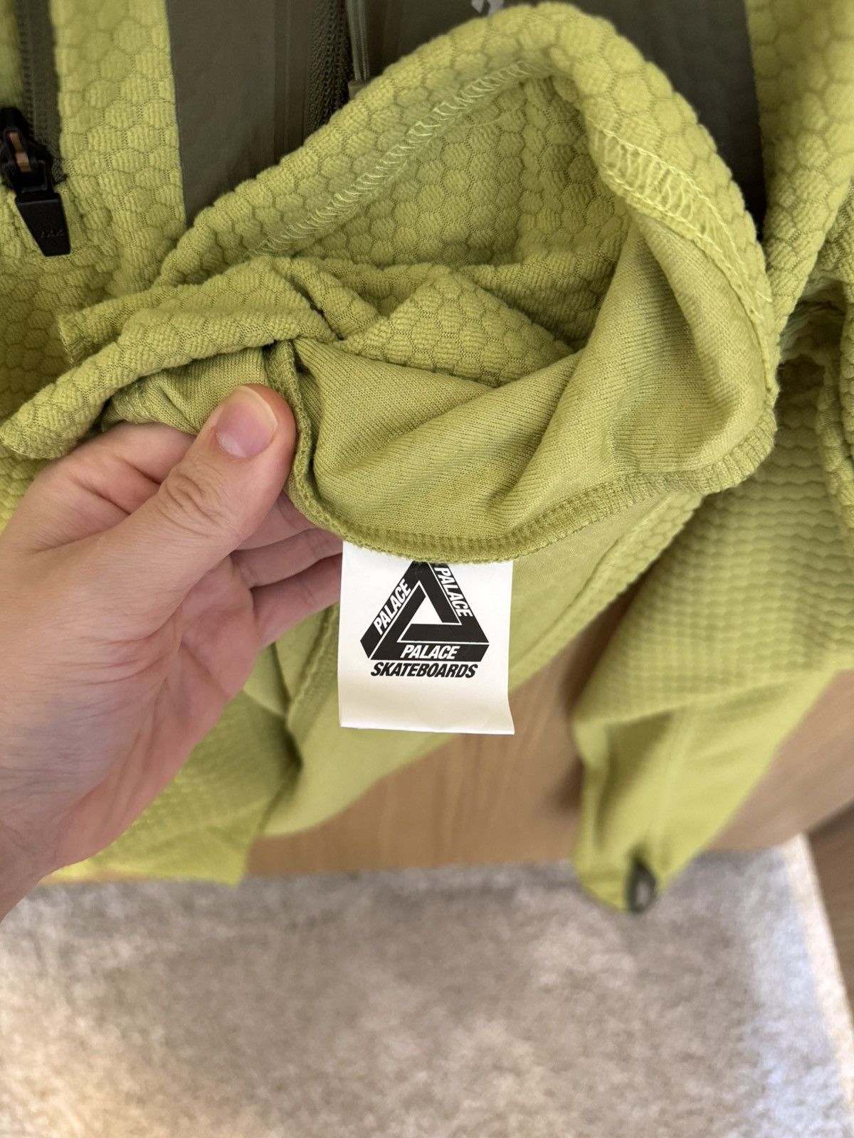 Palace Palace Run It 1/2 Zip Thermal Track Jacket - Green - Size M Size US M / EU 48-50 / 2 - 3 Thumbnail