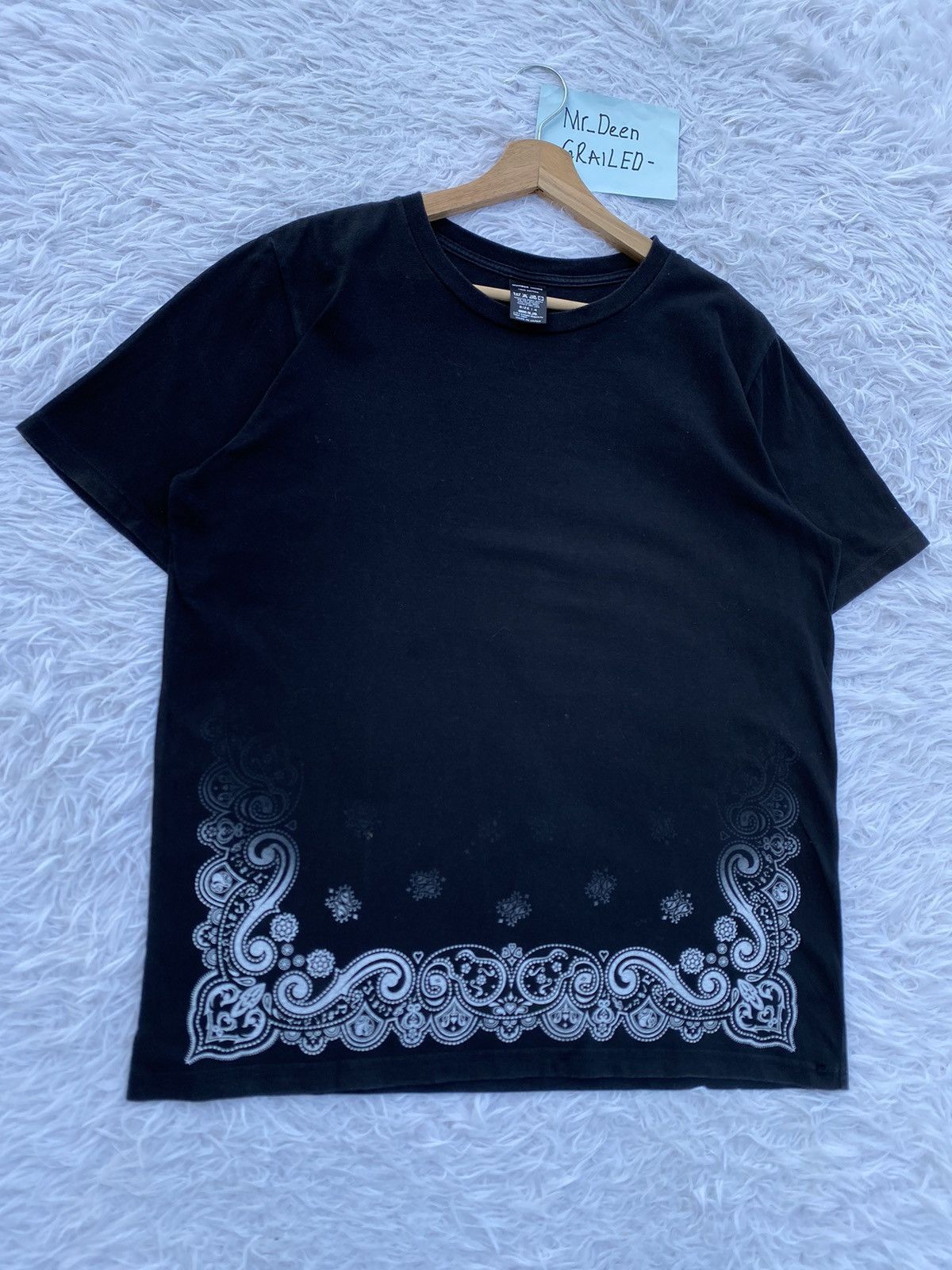 Number (N)ine Rare Number Nine The SOLOIST Rare Paisley Print Tshirt Size US L / EU 52-54 / 3 - 2 Thumbnail