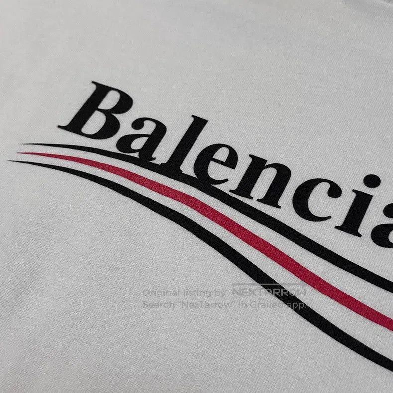 Balenciaga Balenciaga Short Sleeve T-Shirt with Coca-Cola Wave Print Size US S / EU 44-46 / 1 - 5 Thumbnail