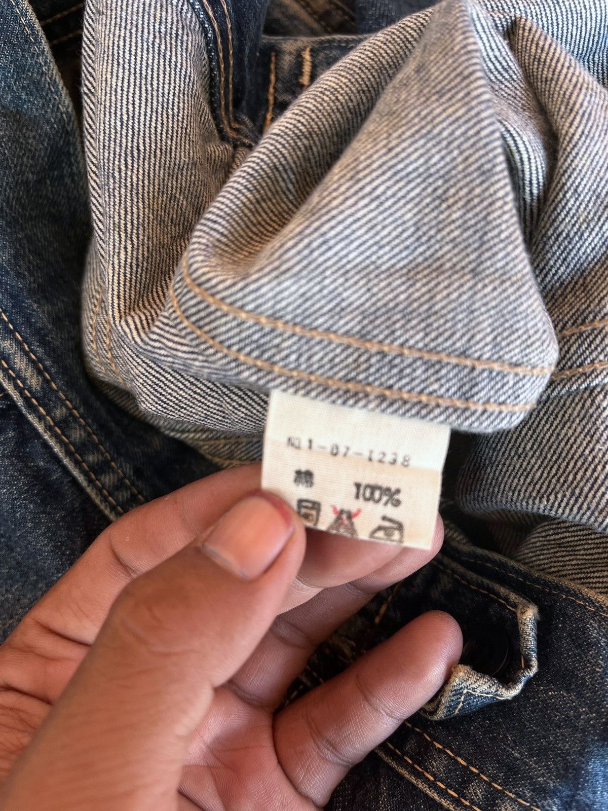 45rpm Vintage 45 RPM Japan denim jacket Size XS / US 0-2 / IT 36-38 - 9 Thumbnail