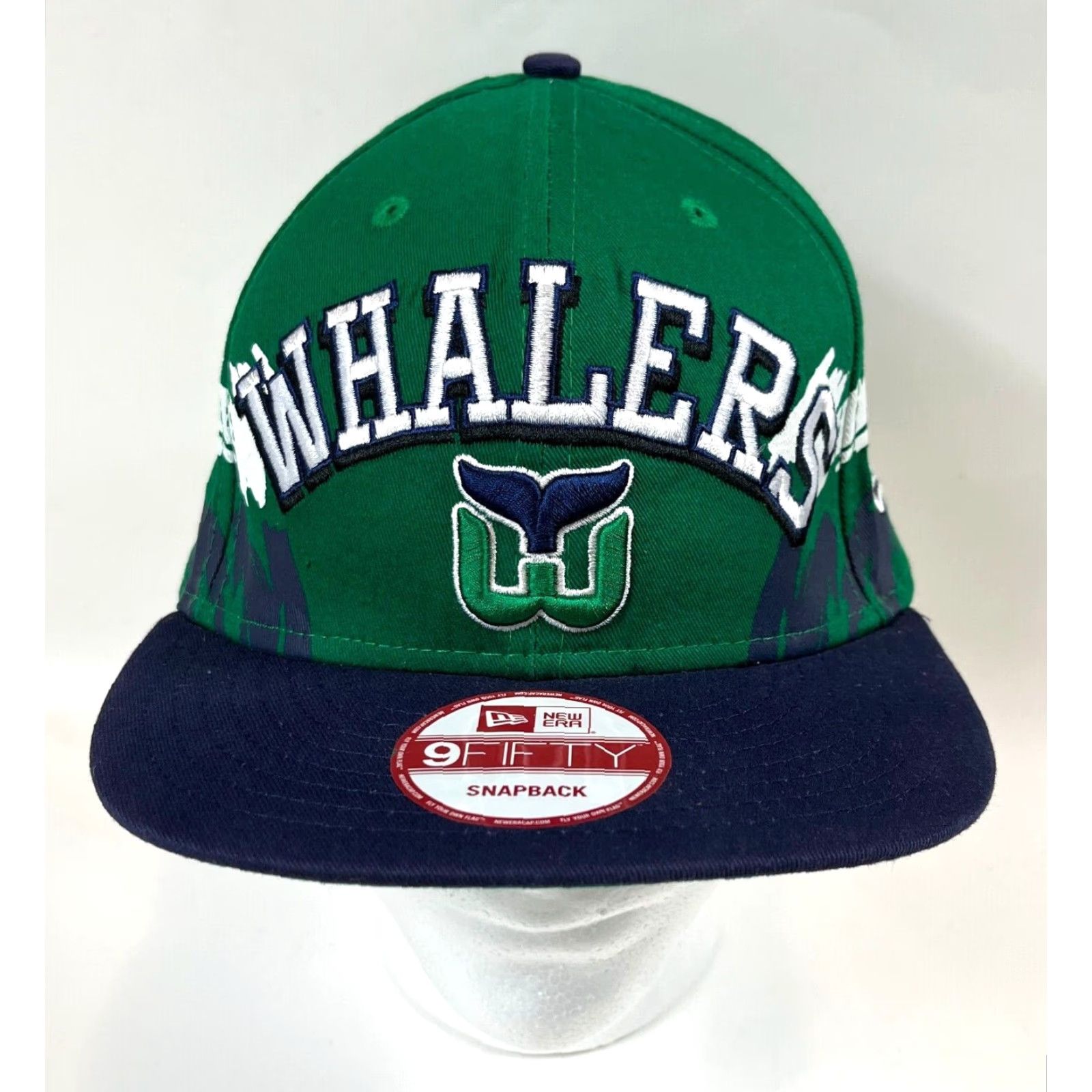 New Era NWT Hartford Whalers Vintage Hockey Snapback Cap New Era 9Fifty Green One Size Mens Hat Size ONE SIZE - 2 Thumbnail