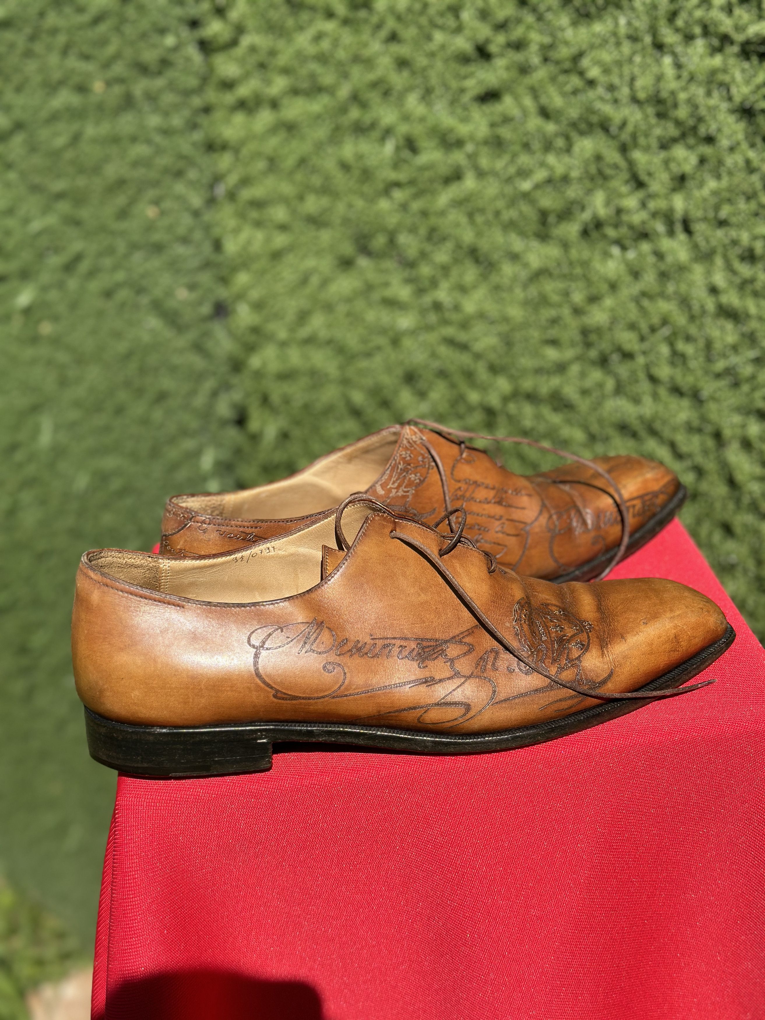 Berluti Berluti Scritto Venezia Leather Oxford Shoes EU 42.5 US 9.5 Size US 9.5 / EU 42-43 - 5 Thumbnail