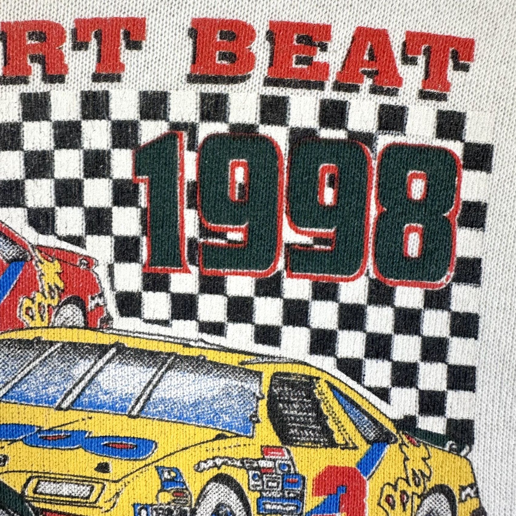 Fruit Of The Loom VINTAGE Daytona Beach Race Week Sweatshirt Mens XL 1998 NASCAR Racing Graphic Size US XL / EU 56 / 4 - 5 Thumbnail