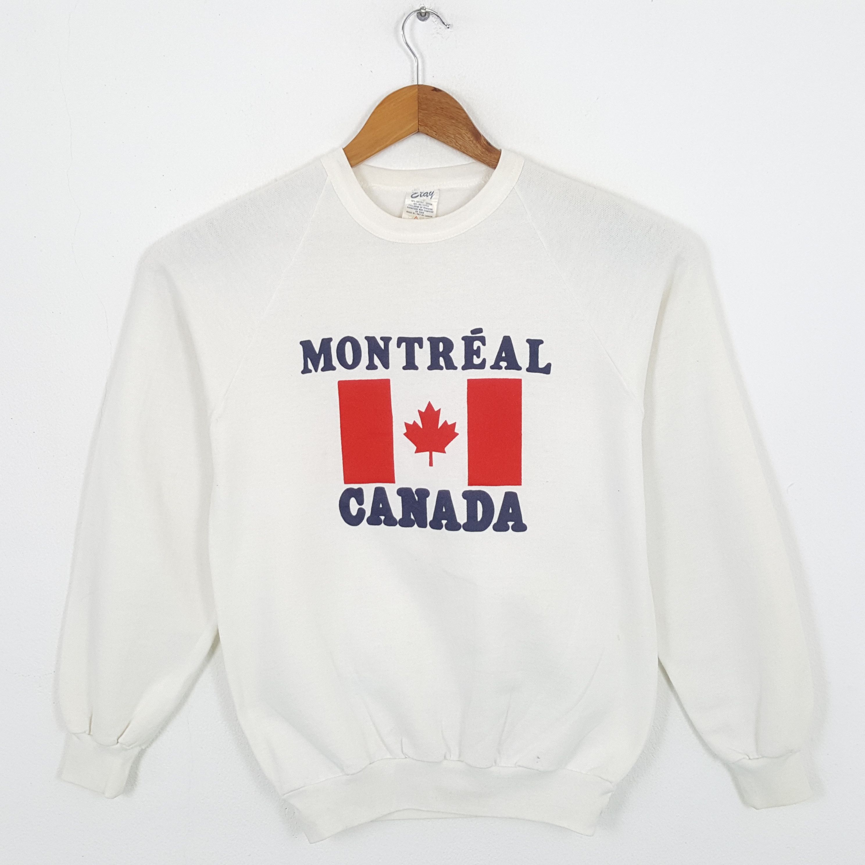 Vintage 90's MONTREAL CANADA Streetwear Promo Sweatshirts