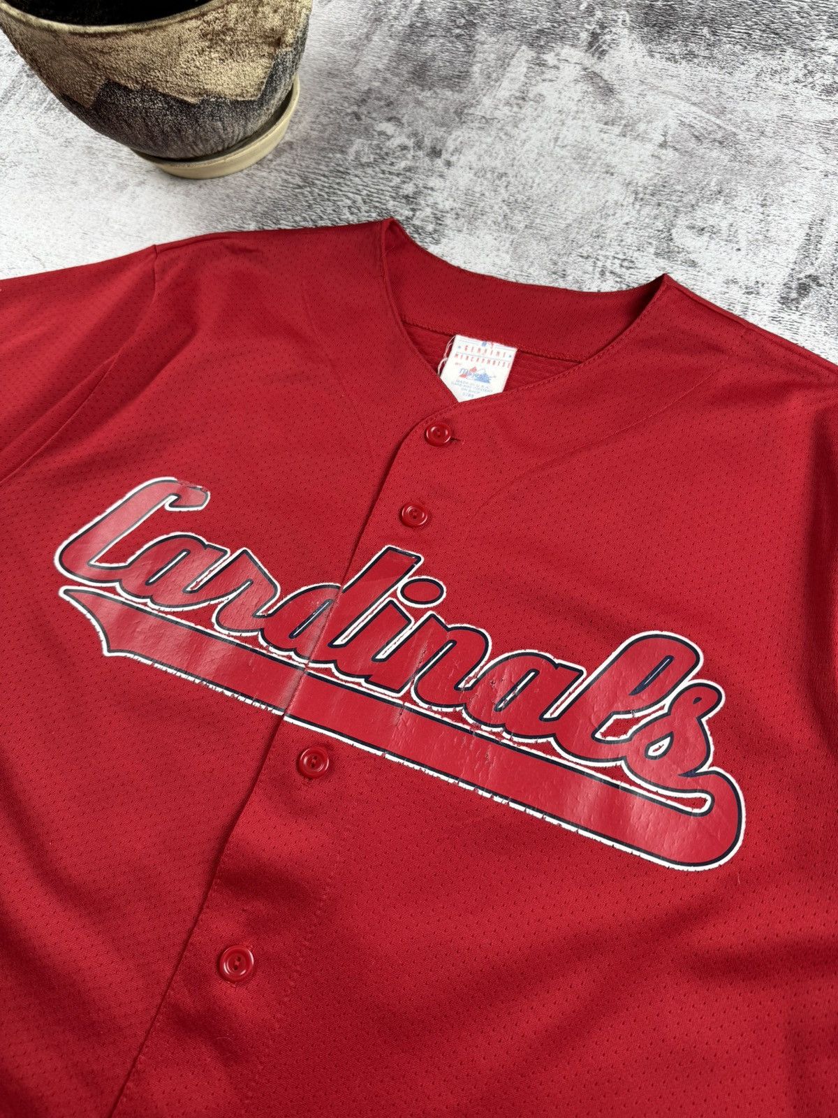 Majestic CARDINALS Isringhausen 44 USA Baseball Jersey USA T Shirt Size US L / EU 52-54 / 3 - 17 Thumbnail