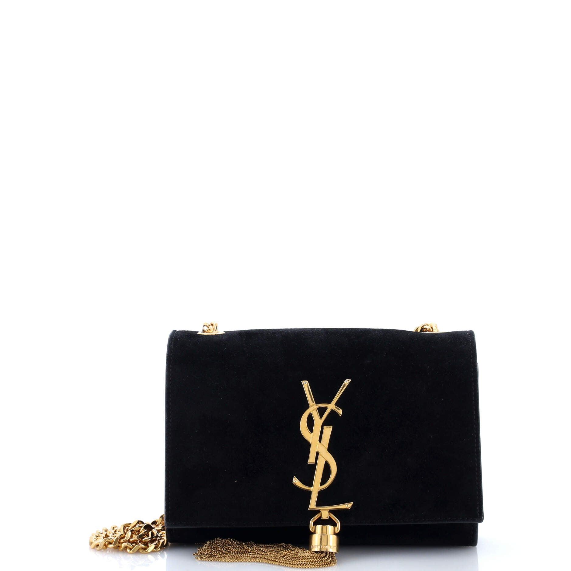 Saint Laurent Paris Classic Monogram Tassel Crossbody Bag Size ONE SIZE - 1 Thumbnail