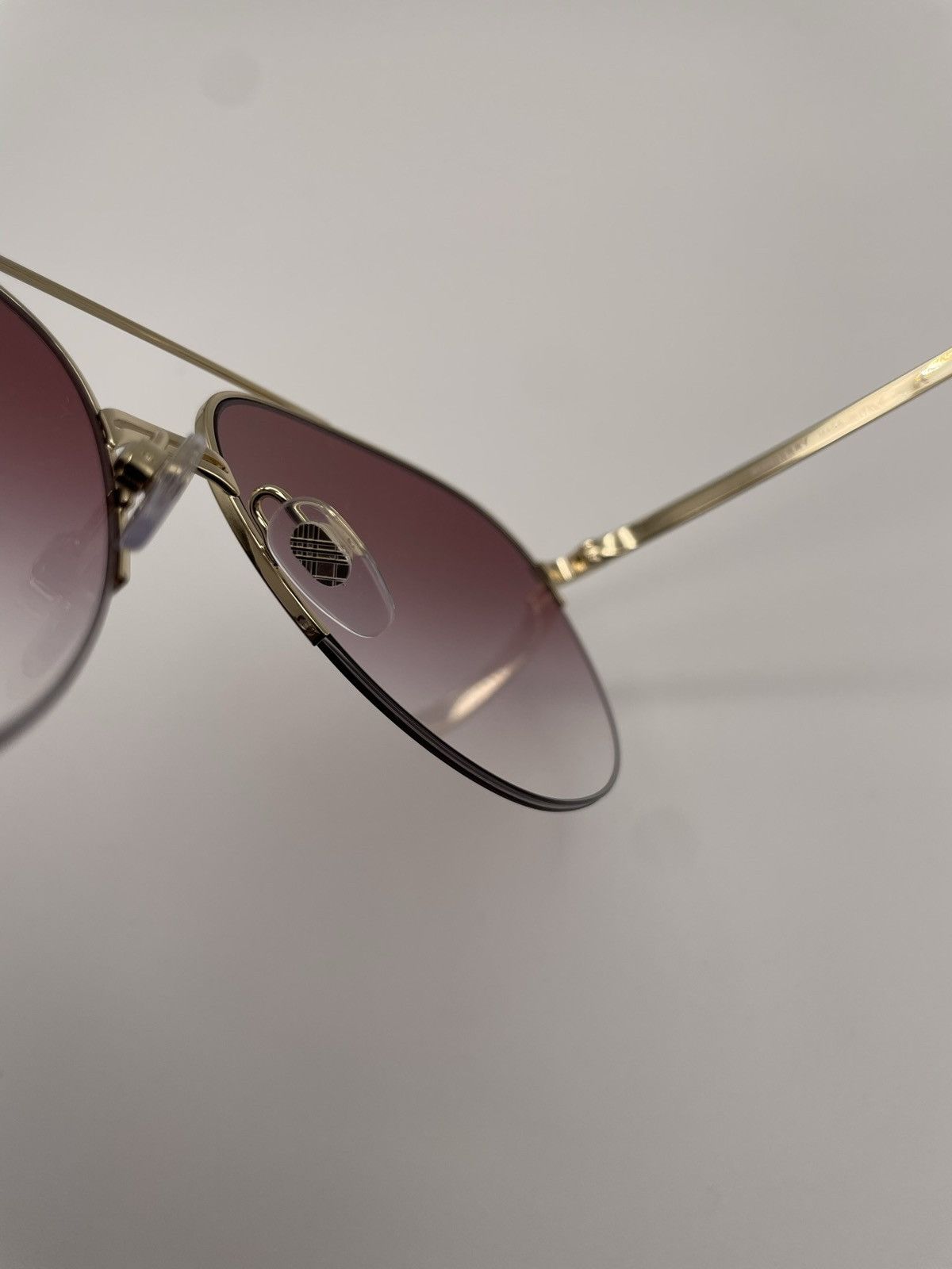 Burberry Burberry Aviator Sunglasses Size ONE SIZE - 4 Thumbnail