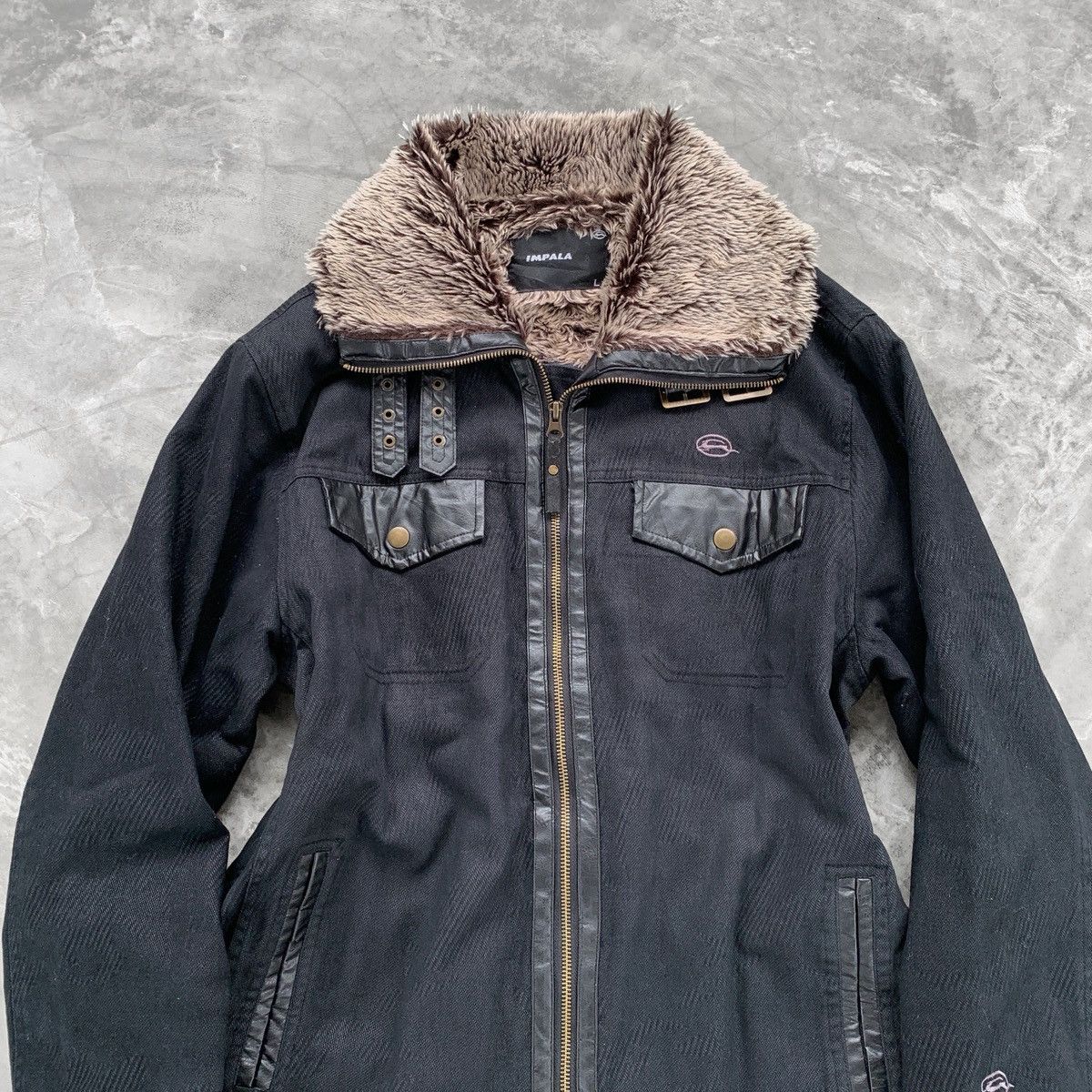 Japanese Brand 2000s Impala Fur Bondage ifsix LGB Style Jacket Size US L / EU 52-54 / 3 - 2 Thumbnail