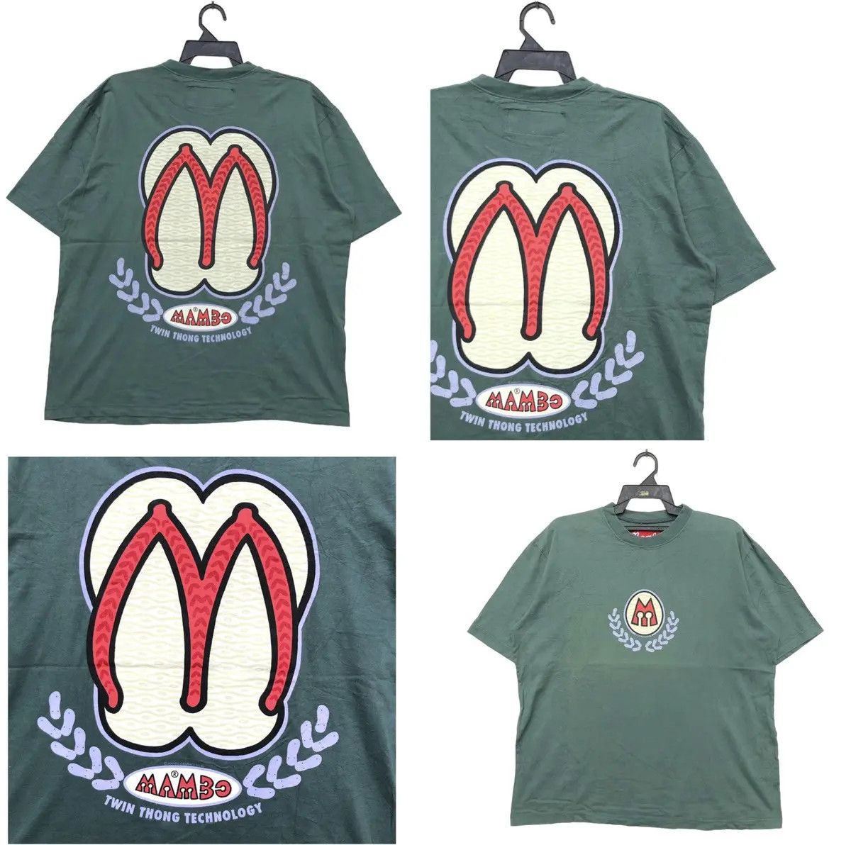 Mambo Vintage 1996 Mambo Twin Thong Technology Big Logo T-shirt. L Size US L / EU 52-54 / 3 - 1 Thumbnail