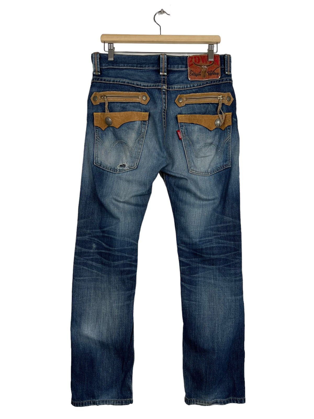 Edwin 🔥 EDWIN COW EXCLUSIVE VINTAGE BROKEN DENIM Size US 34 / EU 50 - 7 Thumbnail