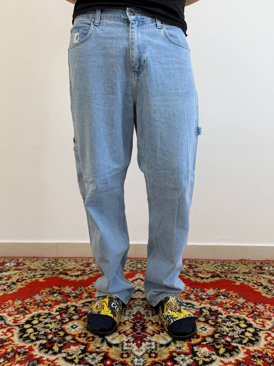 Japanese Brand baggy flared bootcut balenci style y2k hype jeans Size US 32 / EU 48 - 4 Thumbnail