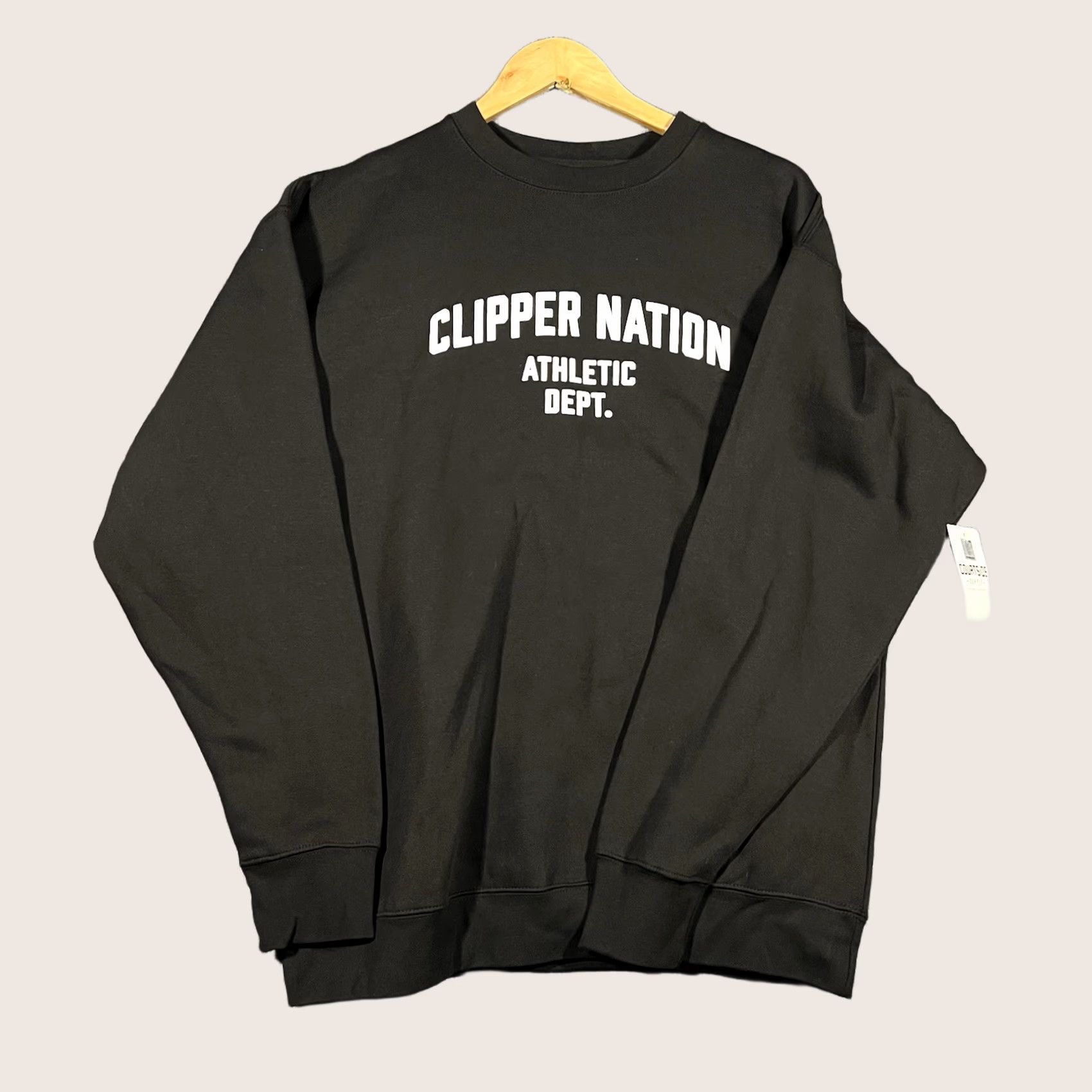 Vintage Courtside NBA Los Angeles Clippers Nation Sweatshirt Mens L Black Size US L / EU 52-54 / 3 - 1 Thumbnail