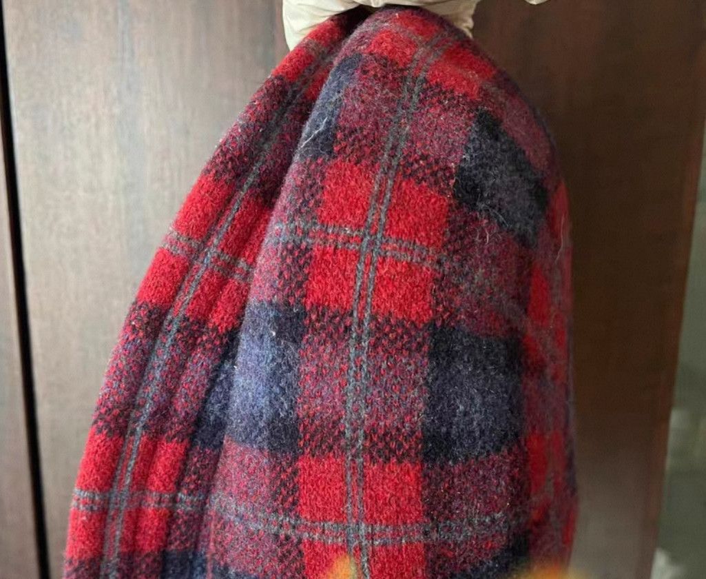 Vivienne Westwood Vivienne Westwood Fuchsia and Purple Plaid Saturn Newsboy Size ONE SIZE - 8 Thumbnail