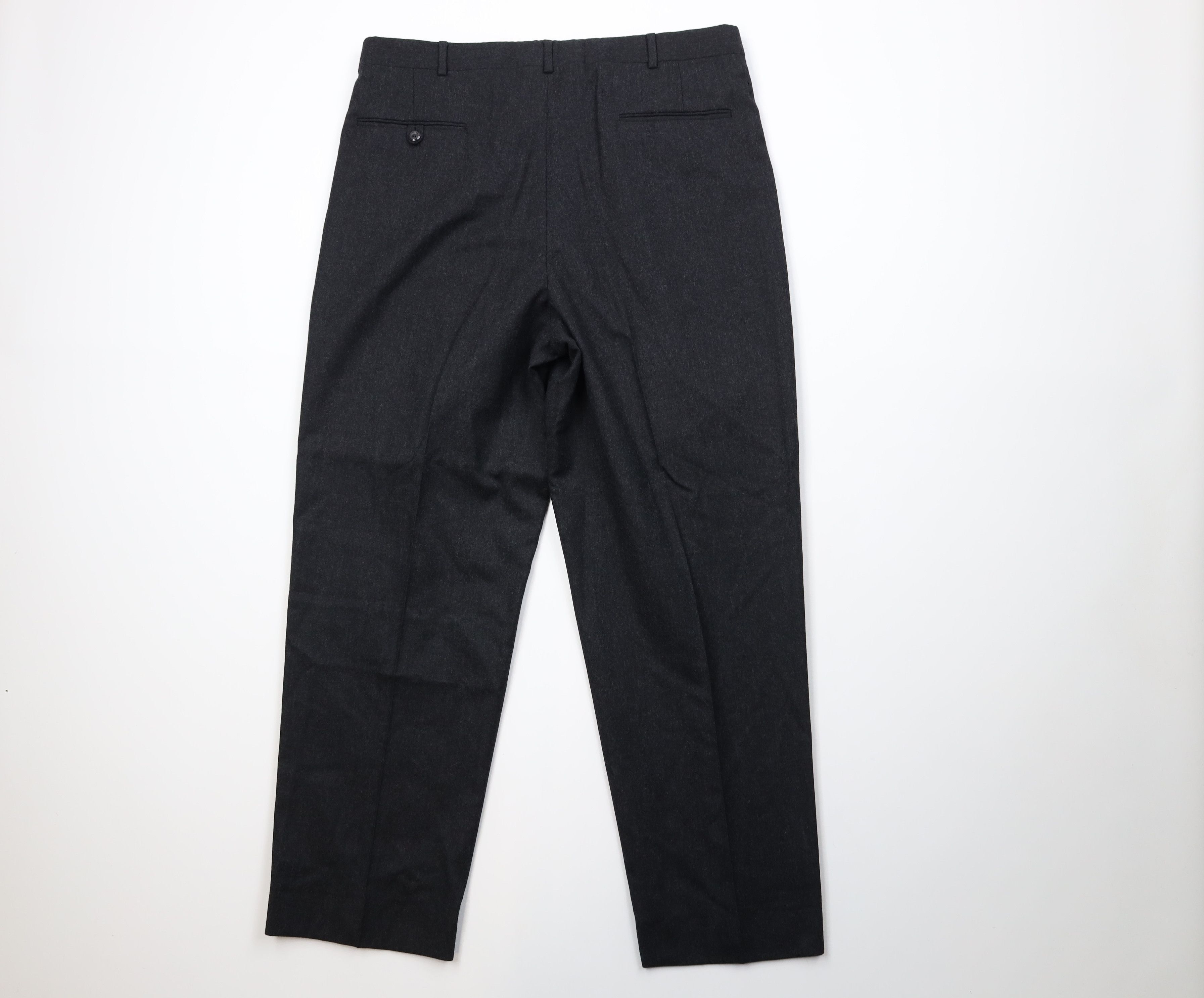 Vintage Vintage 90s Streetwear Wide Leg Chino Pants Gray USA Size US 36 / EU 52 - 9 Thumbnail