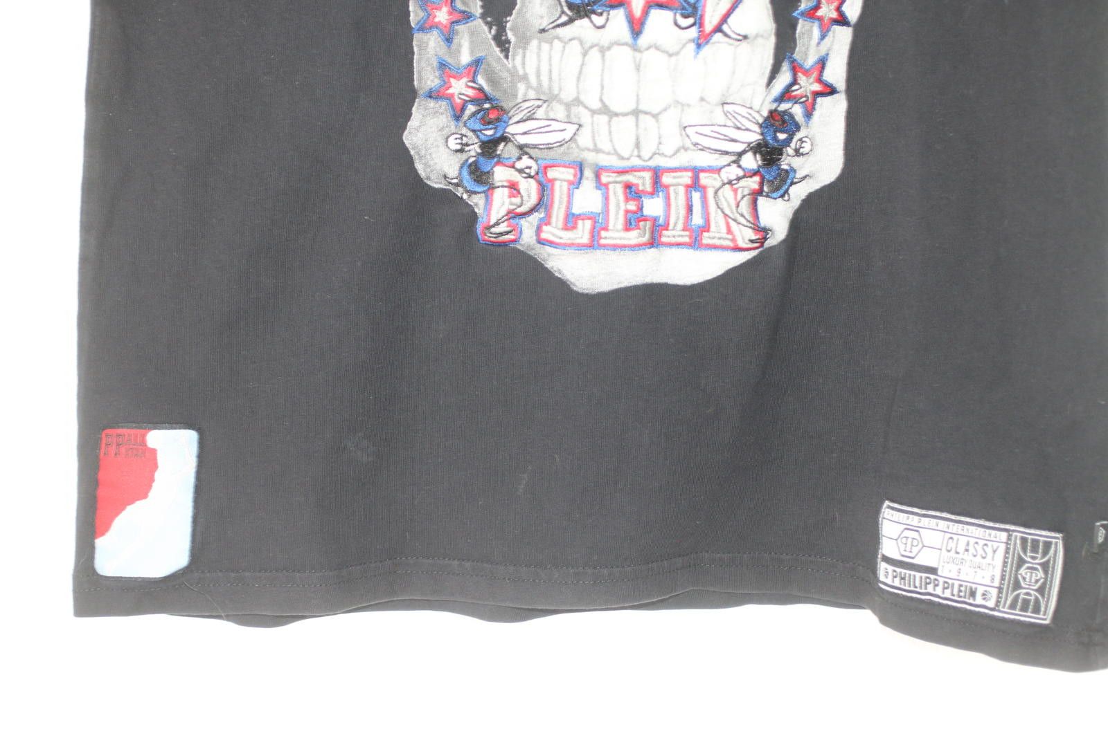 Philipp Plein Philipp Plein Originals Skull Bee Basketball T Shirt Black Size US M / EU 48-50 / 2 - 3 Thumbnail