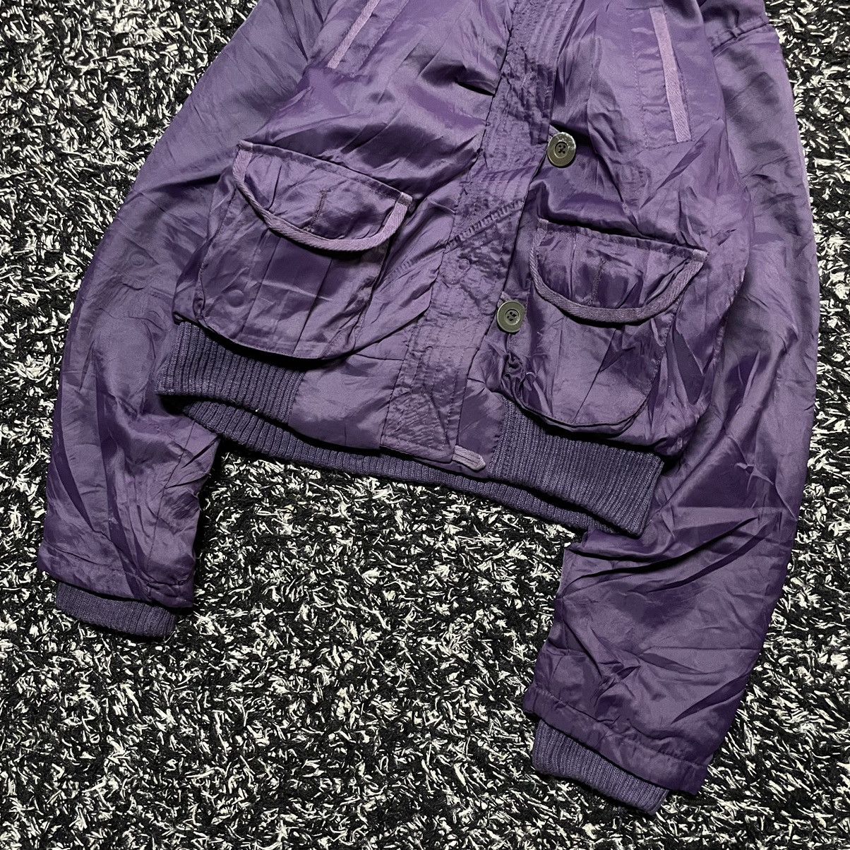 Alpha Industries × Buzz Rickson's × Vintage 💥Steals💥- Y2k Pumpkin Cropped Bomber Jacket Fur Hooded M Size US M / EU 48-50 / 2 - 3 Thumbnail