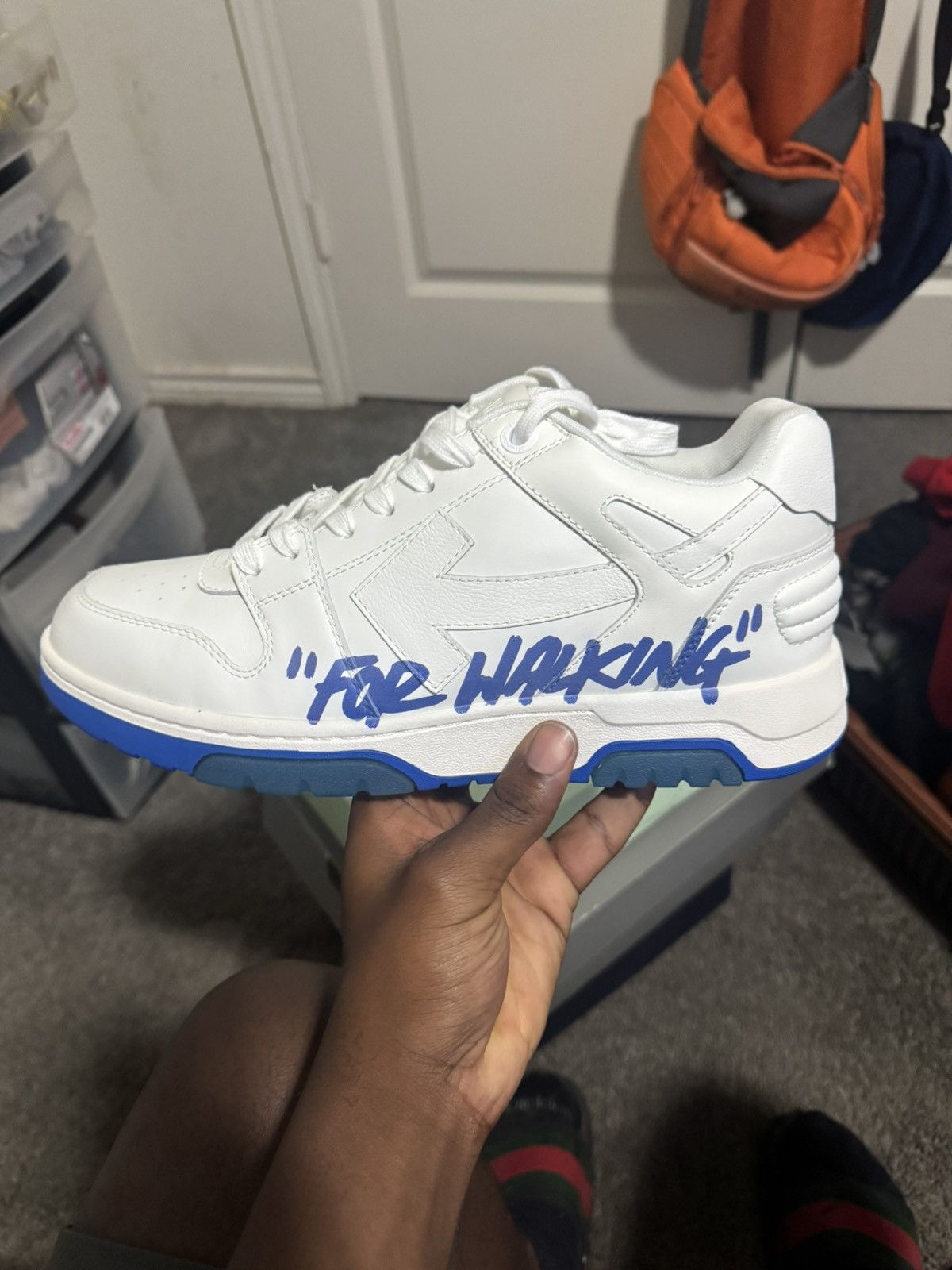 Off-White Off-White Out of Office 'For Walking - White Blue' Size US 10.5 / EU 43-44 - 6 Thumbnail