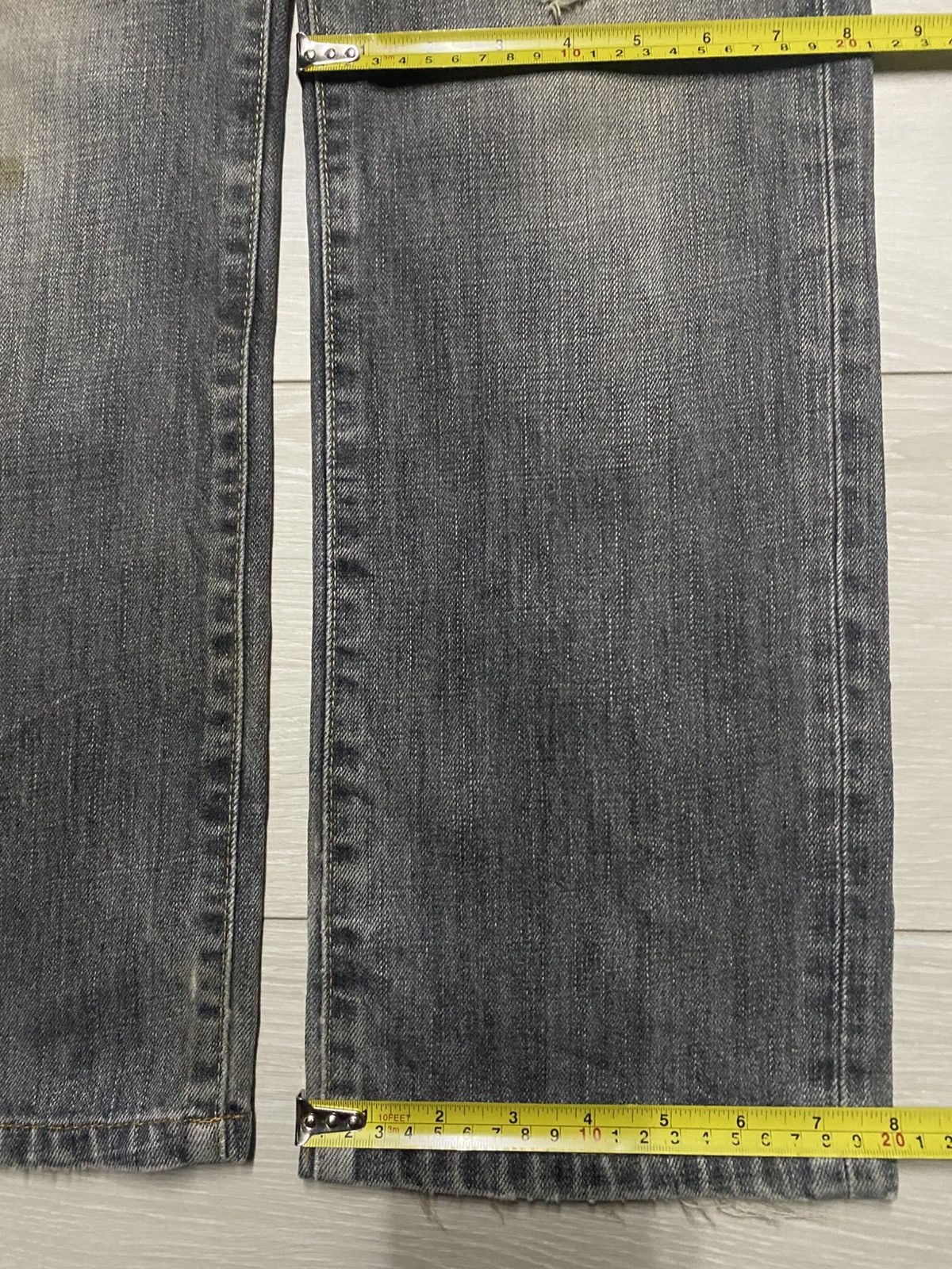 Undercover × Uniqlo Vintage Japanese Brand Uniqlo S002 Mud Wash Distressed Jeans Size US 29 - 15 Thumbnail
