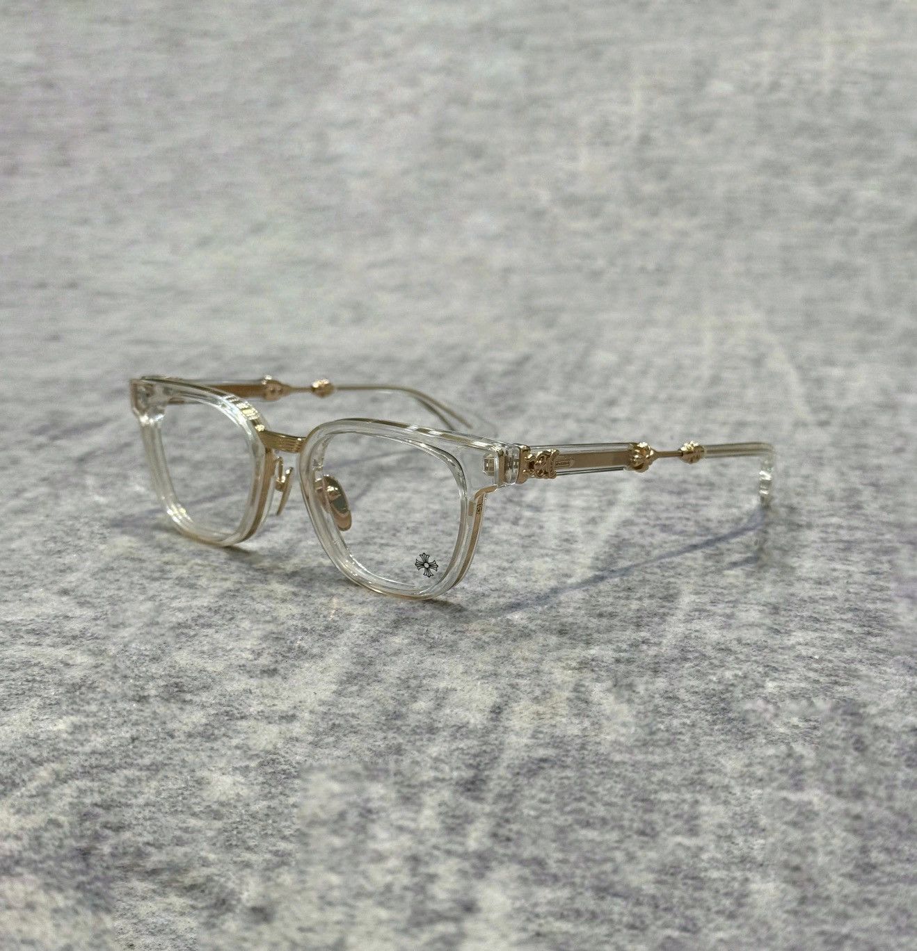 Chrome Hearts CHROME HEARTS DUCK BUTTER CRYSTAL/GOLD PLATED Size ONE SIZE - 1 Thumbnail