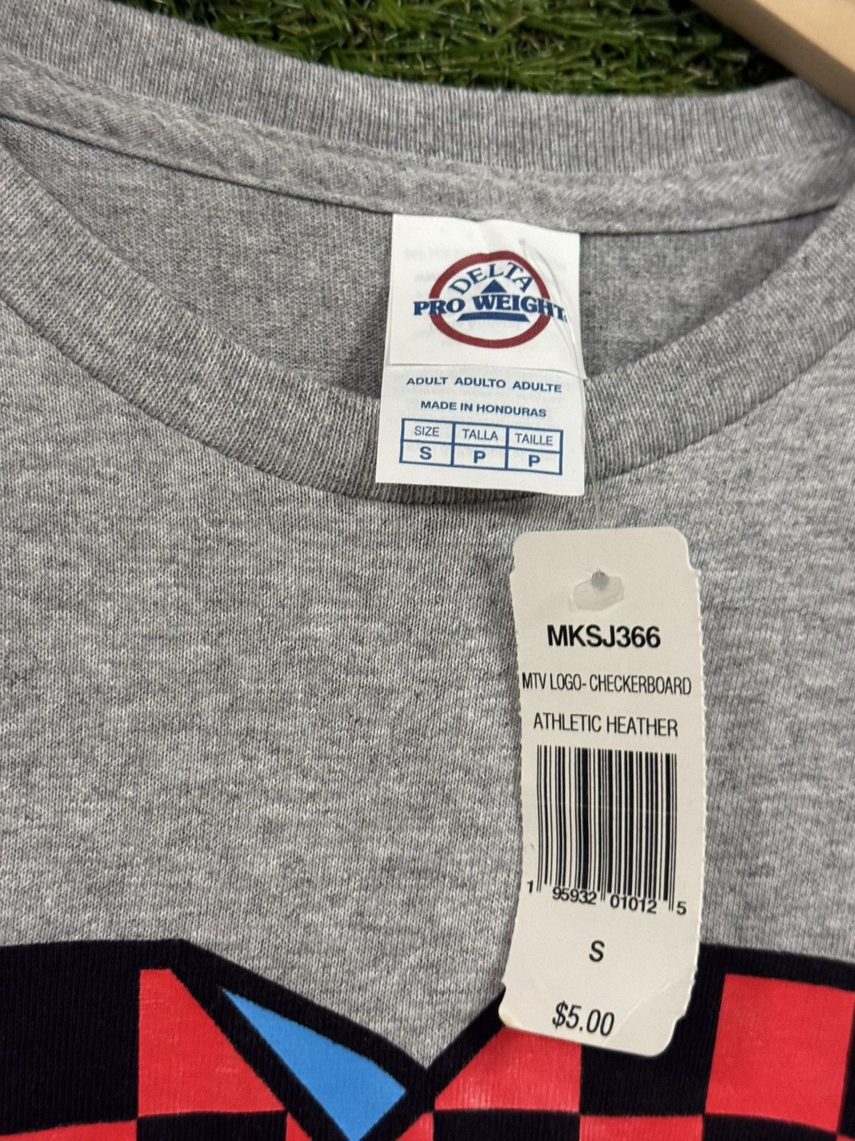Mtv Vintage MTV Checker Pro Delta TV Grey Logo Tee Small Size US S / EU 44-46 / 1 - 4 Thumbnail