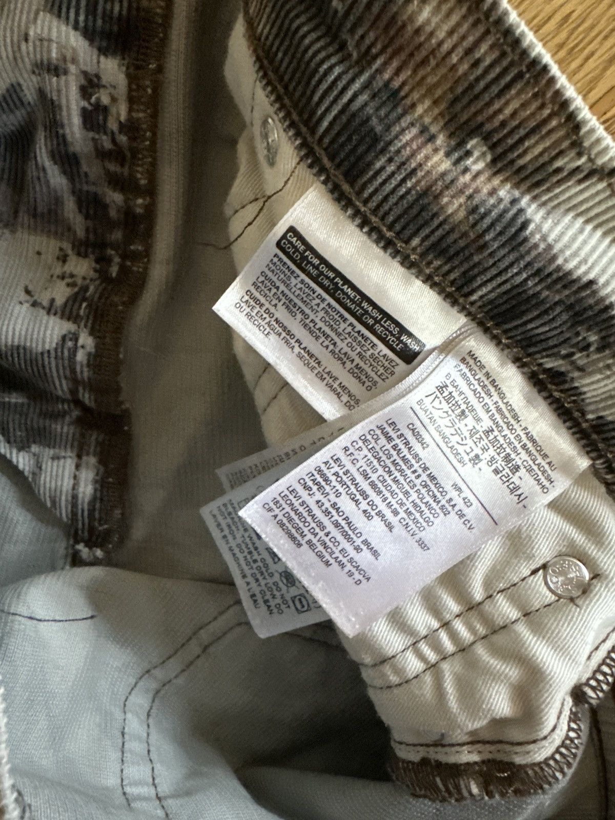 Levi's Levi’s foliage print camo skinny corduroy Size US 33 - 4 Thumbnail