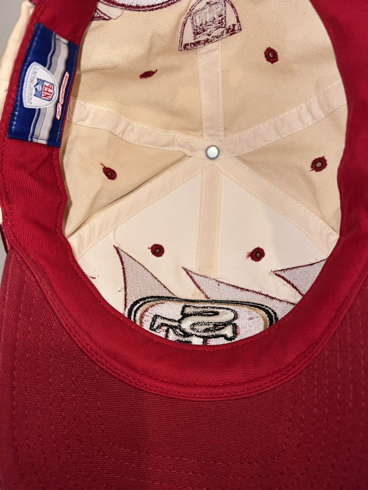 Reebok × Vintage Vintage San Francisco 49ers Shark Tooth Hat Size ONE SIZE - 5 Thumbnail
