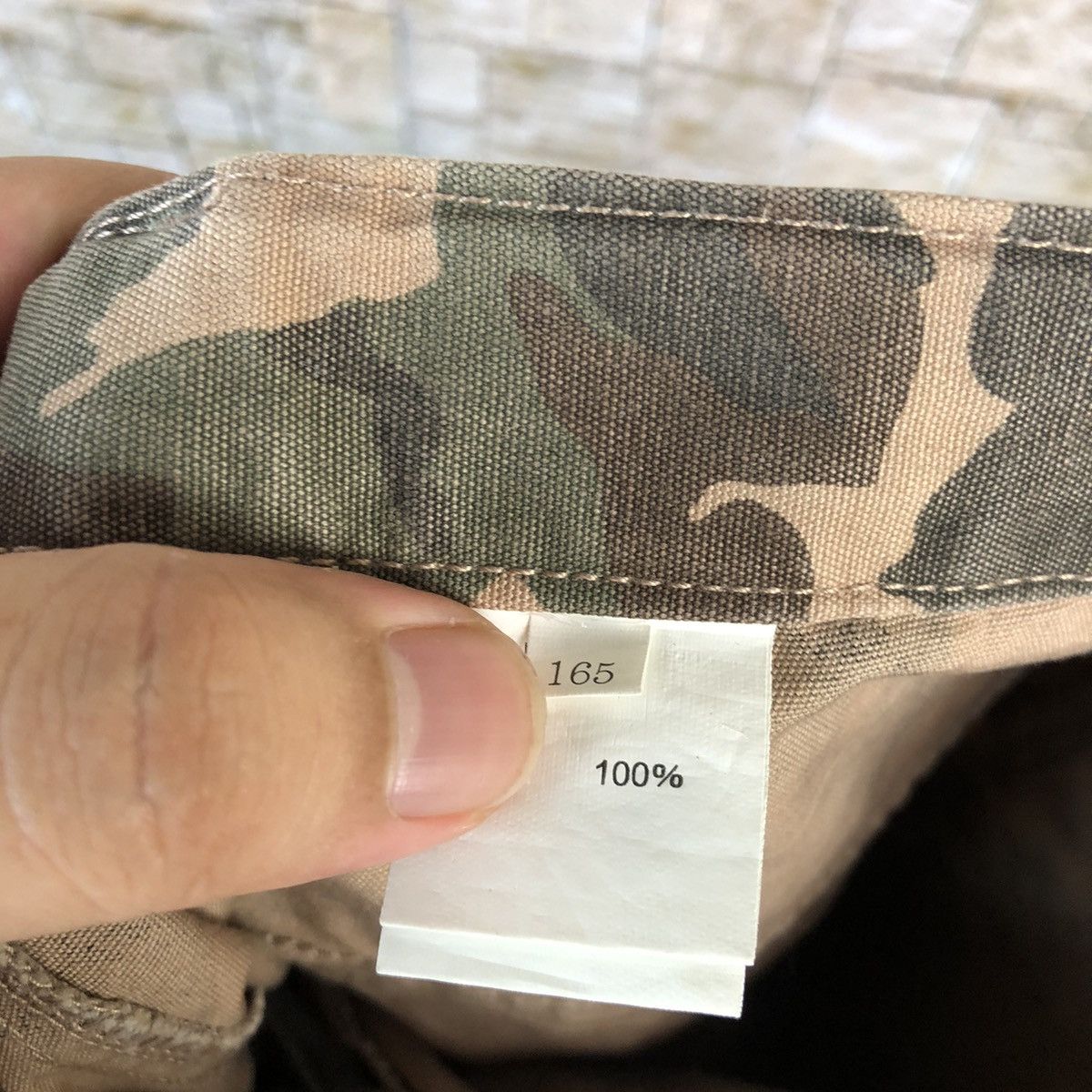 Japanese Brand Petit Berry Camo Cargo Multipocket Pants #A1157 Size 26" / US 2 / IT 38 - 20 Thumbnail