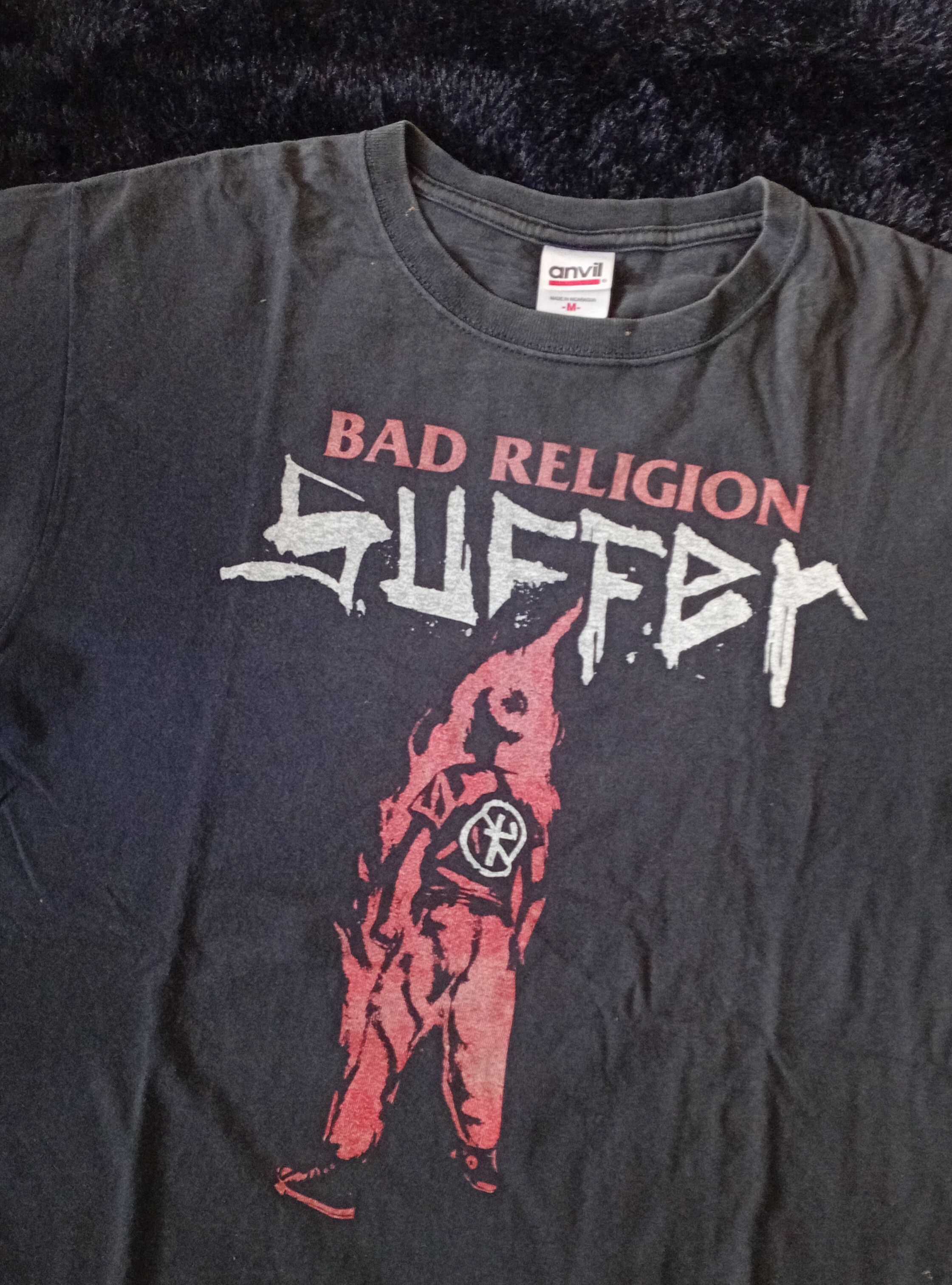 Band Tees × Vintage Vintage Bad Religion Shirt Bad Religion Suffer shirt Size US M / EU 48-50 / 2 - 4 Thumbnail