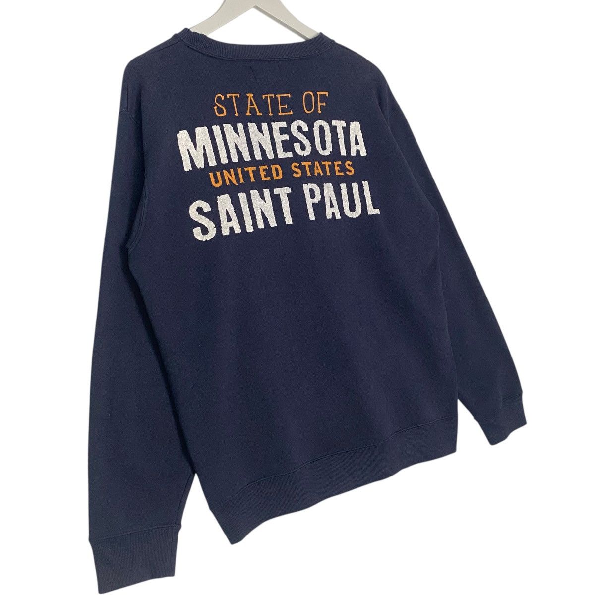 Vintage Vintage Panhand Crewneck Sweatshirt Navy Blue Jumper Size L Size US L / EU 52-54 / 3 - 6 Thumbnail