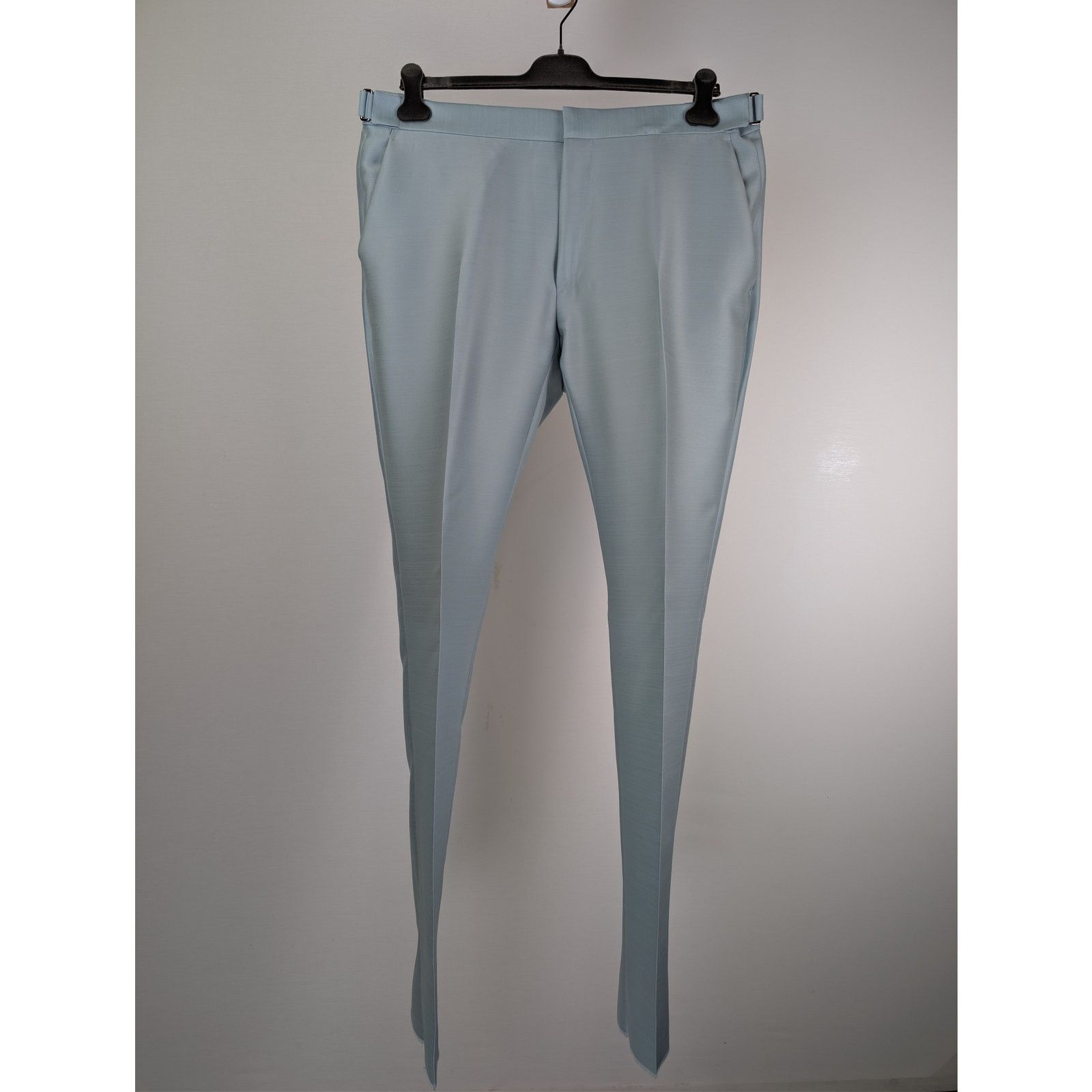 Tom Ford o1rshd1 Suits Blazer And Pants in Light Shiny Blue Size US XXL / EU 58 / 5 - 15 Thumbnail